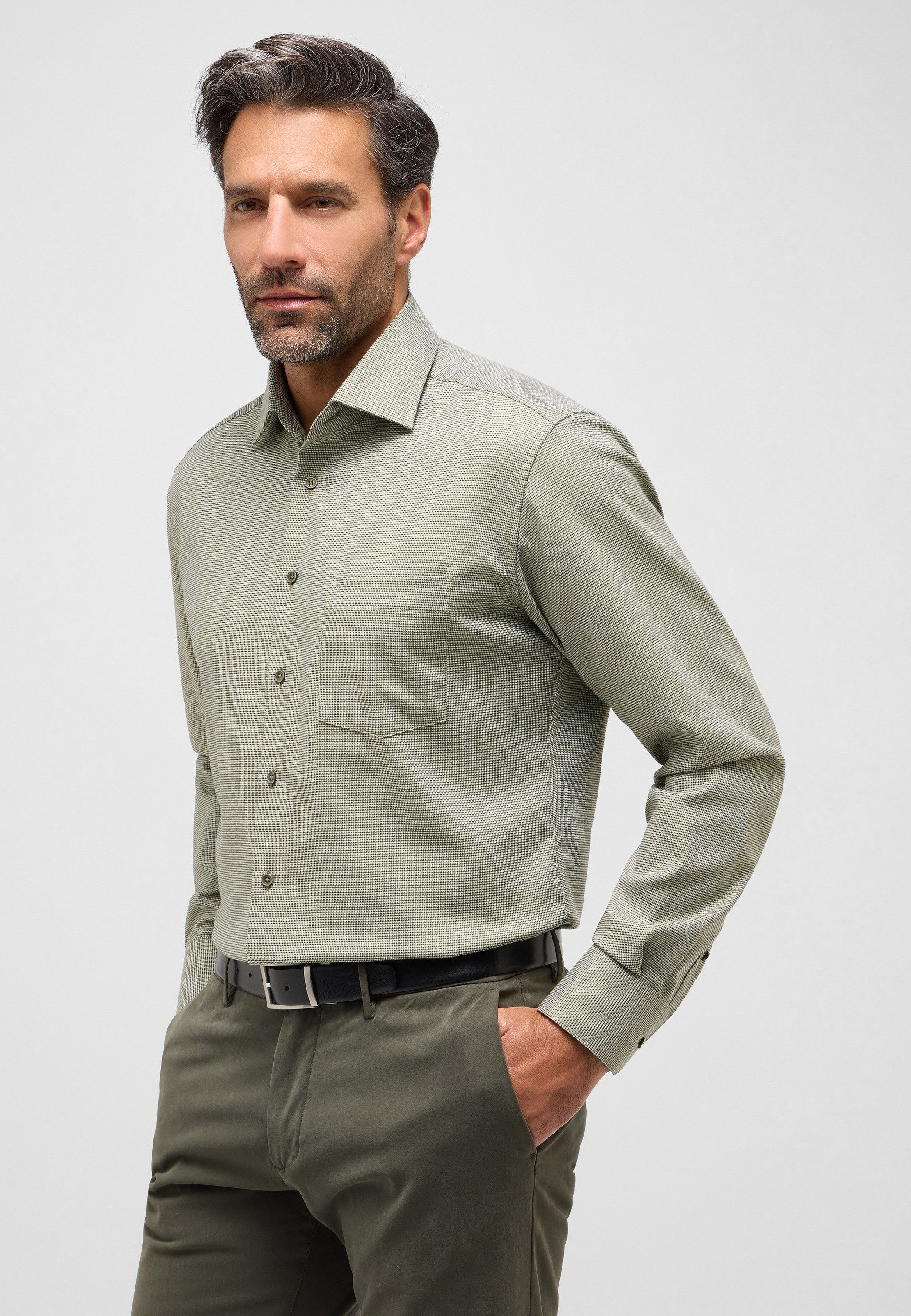 Eterna Langarmhemd MODERN FIT NON IRON günstig online kaufen