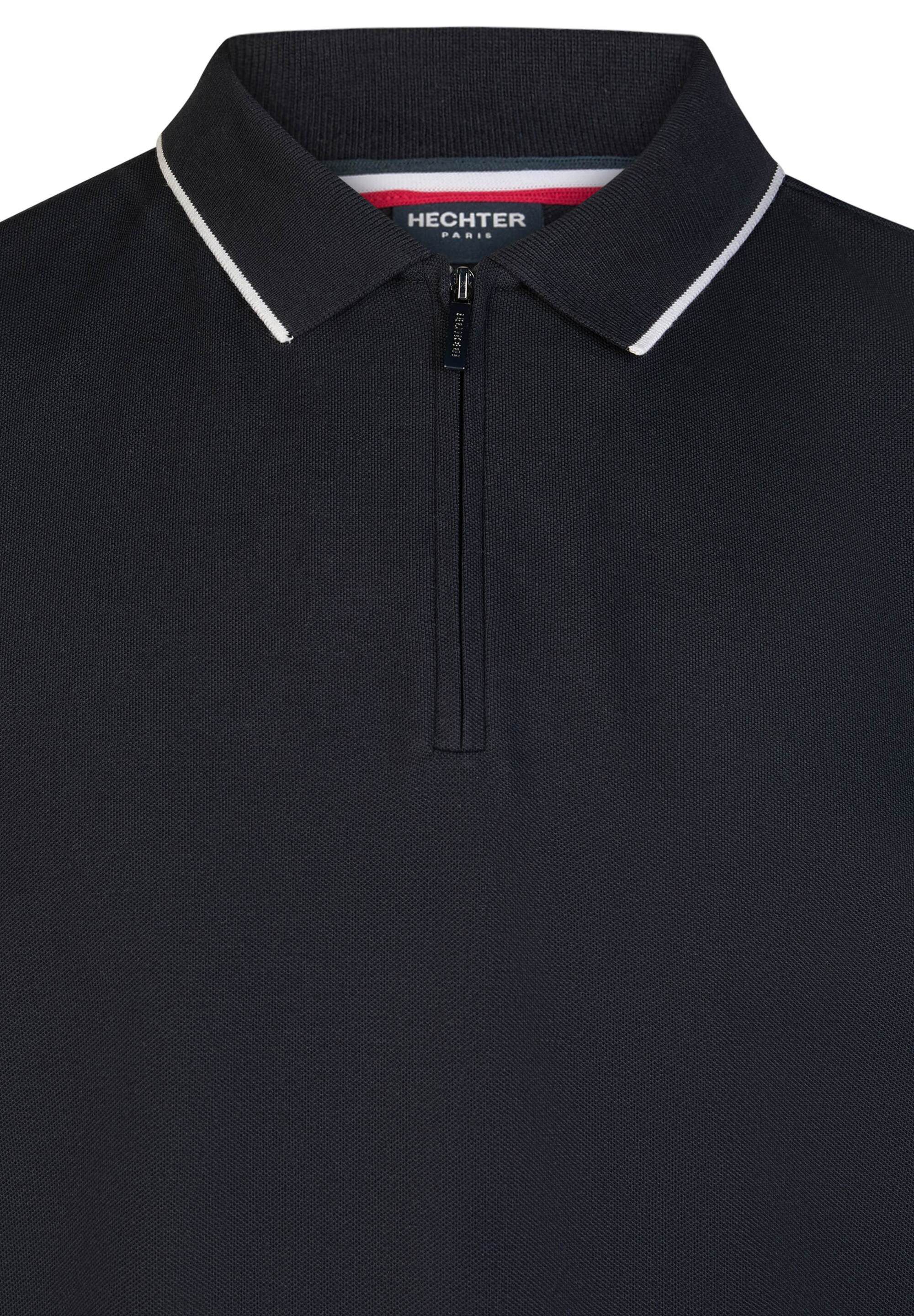 HECHTER PARIS Poloshirt mit Reißverschluss (1-tlg)