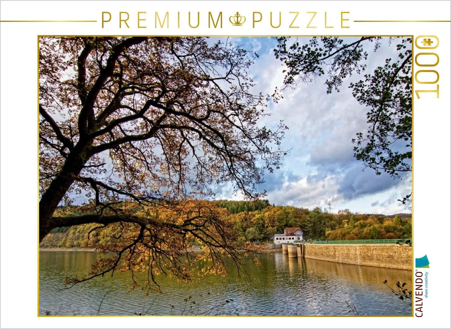 Puzzle CALVENDO Puzzle Öster Talsperre, Herscheid 1000 Teile Lege-Größe 64 x 48 cm Foto-Puzzle Bild von Detlef Thiemann