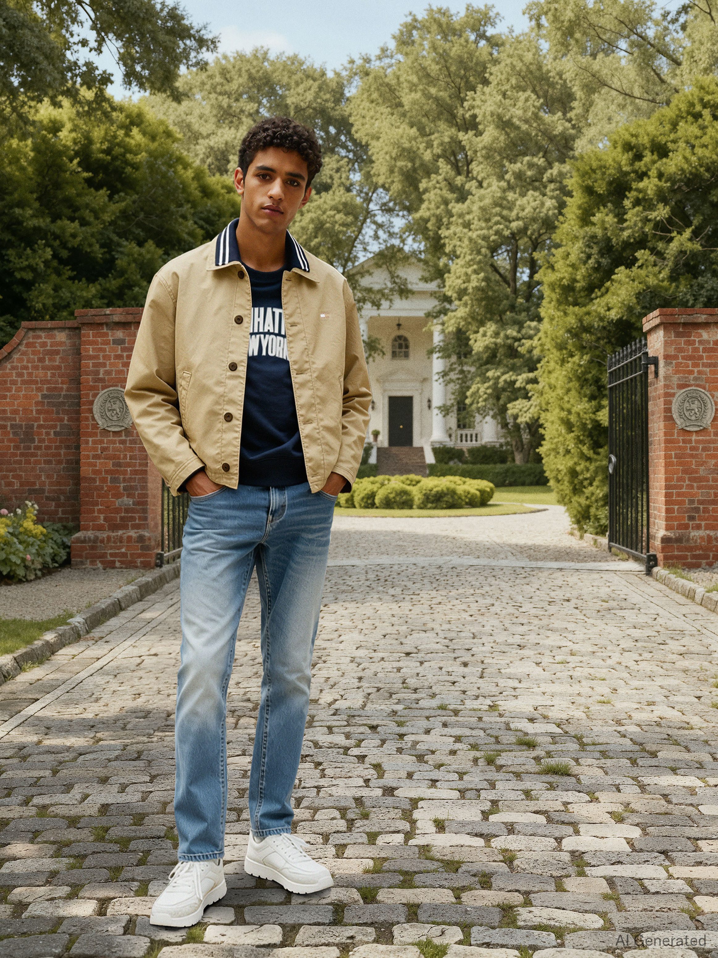 Tommy Jeans Slim-fit-Jeans Scanton Slim mit mittlerer Leibhöhe, 5-Pocket-Design – Bild 5 von 5