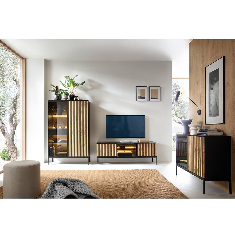Lomadox Wohnzimmer-Set SIBARI-160, (Mega-Spar-Set, 3-St., 3-tlg), günstig online kaufen