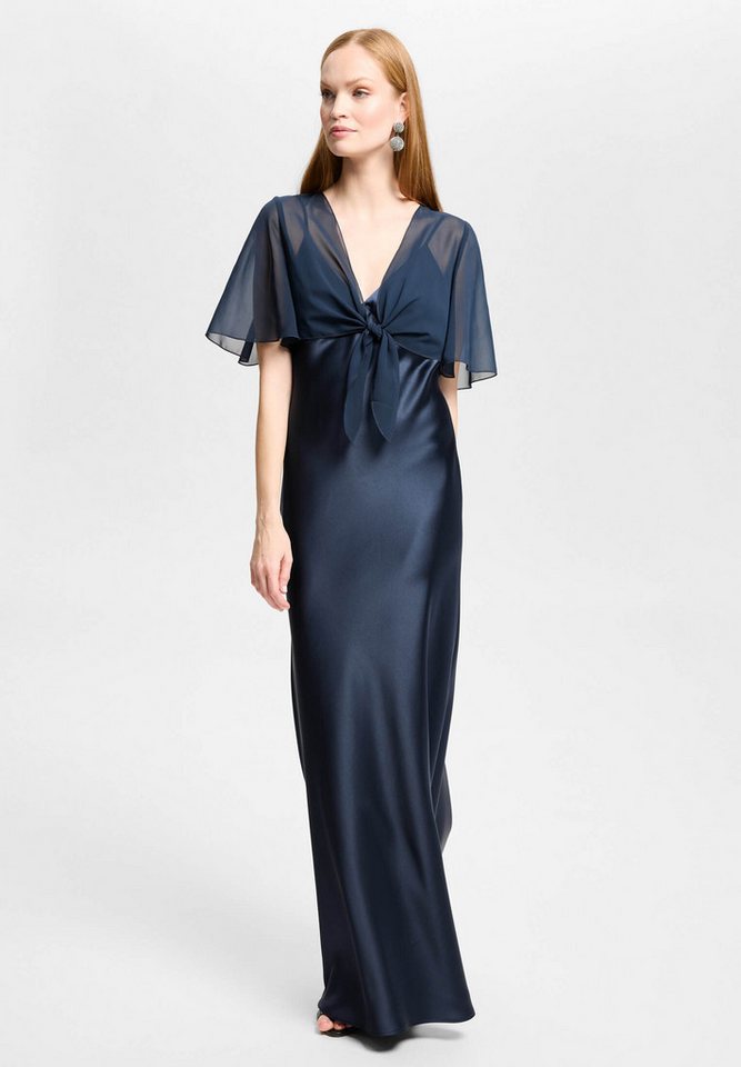 SWING Boleroblazer - Chiffon Bolero zum Knoten Lockere Passform