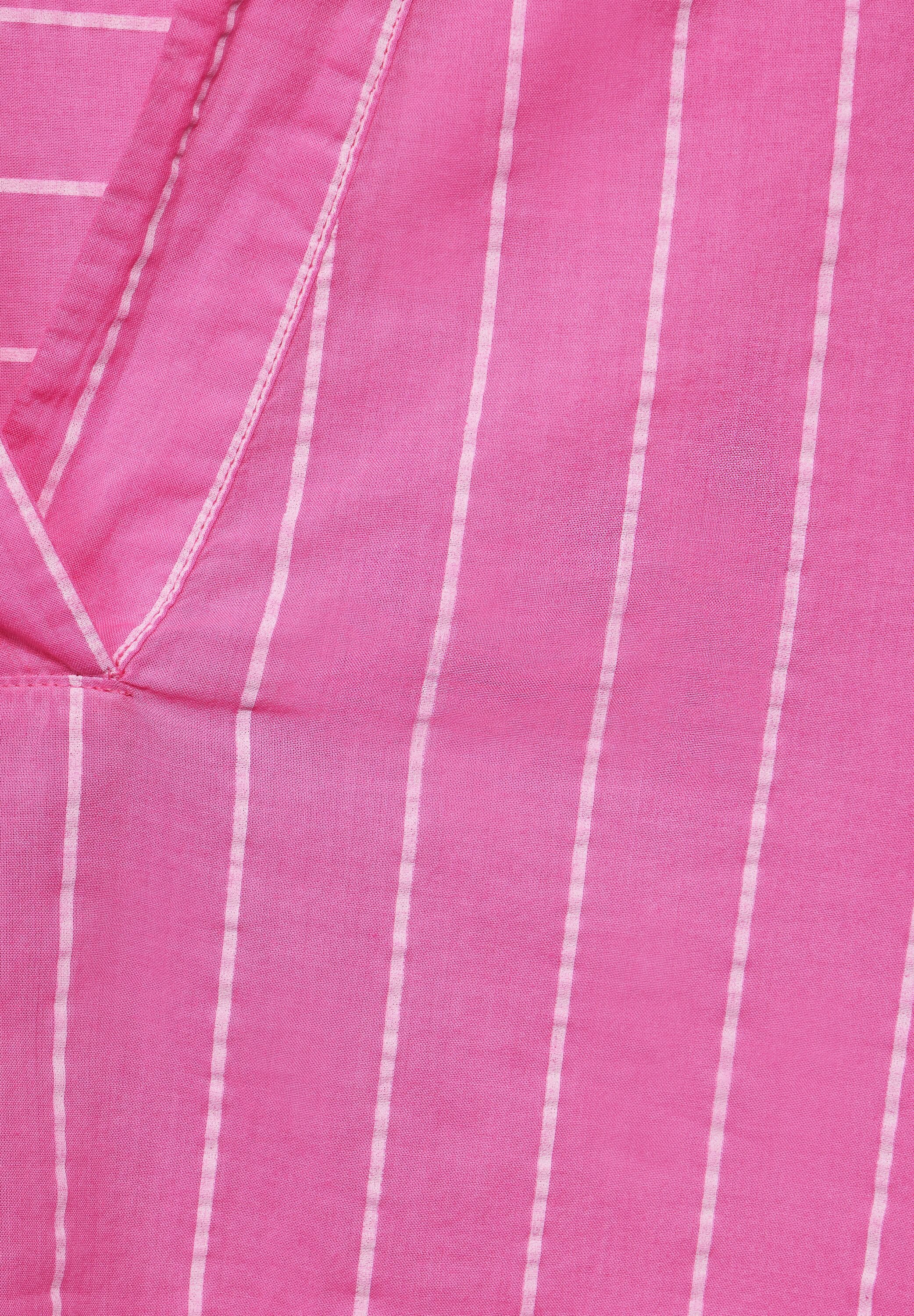 CECIL Kurzarmbluse mit V-Ausschnitt