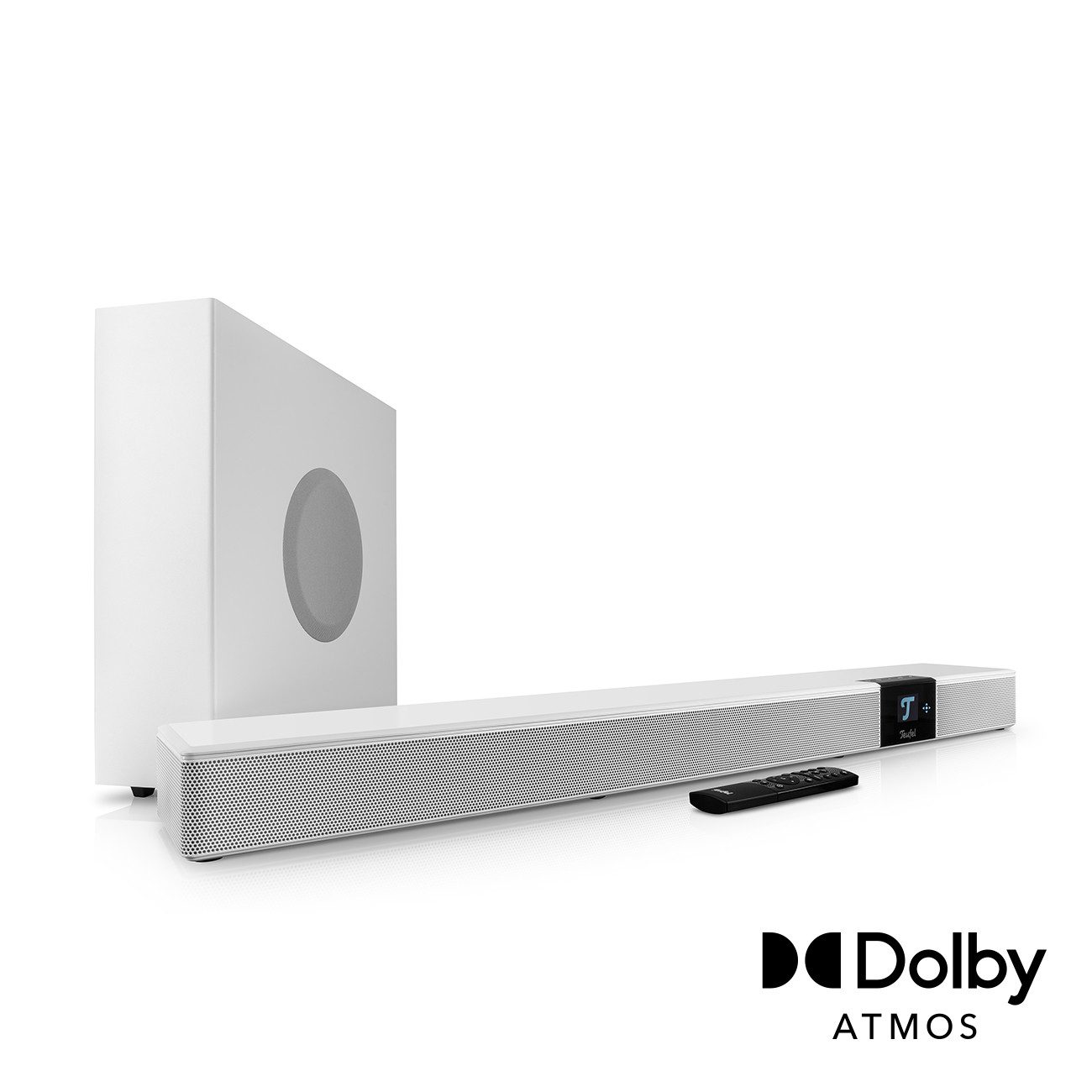 Teufel CINEBAR 22 für Dolby Atmos "5.1-Set" Soundbar (Bluetooth, HDMI, 175 W, kabelloser T 6 Subwoofer)