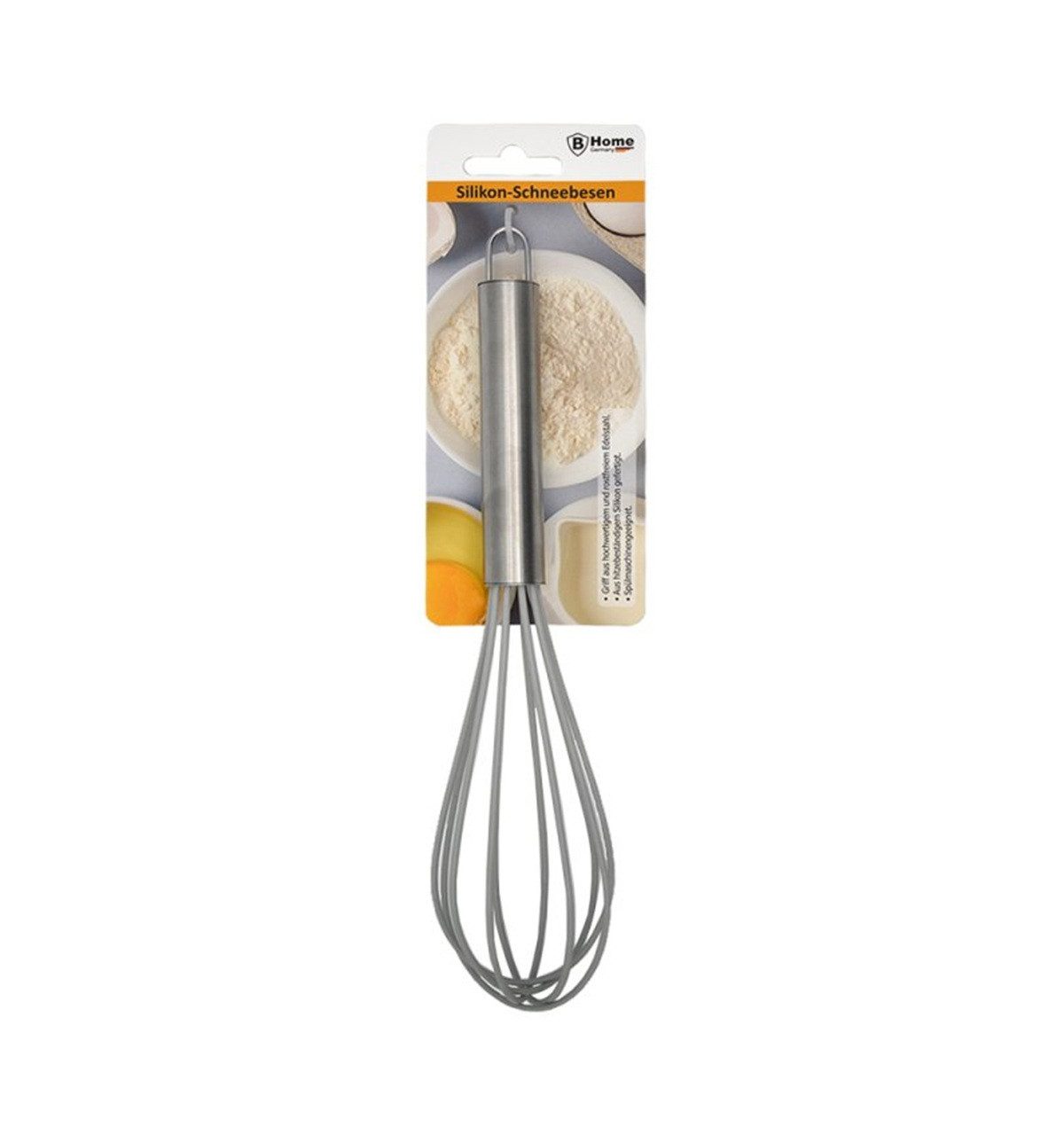 B-Home Schneebesen mit Silikonstreben und Edelstahlgriff - ergonomisch & langlebig – Bild 3 von 3