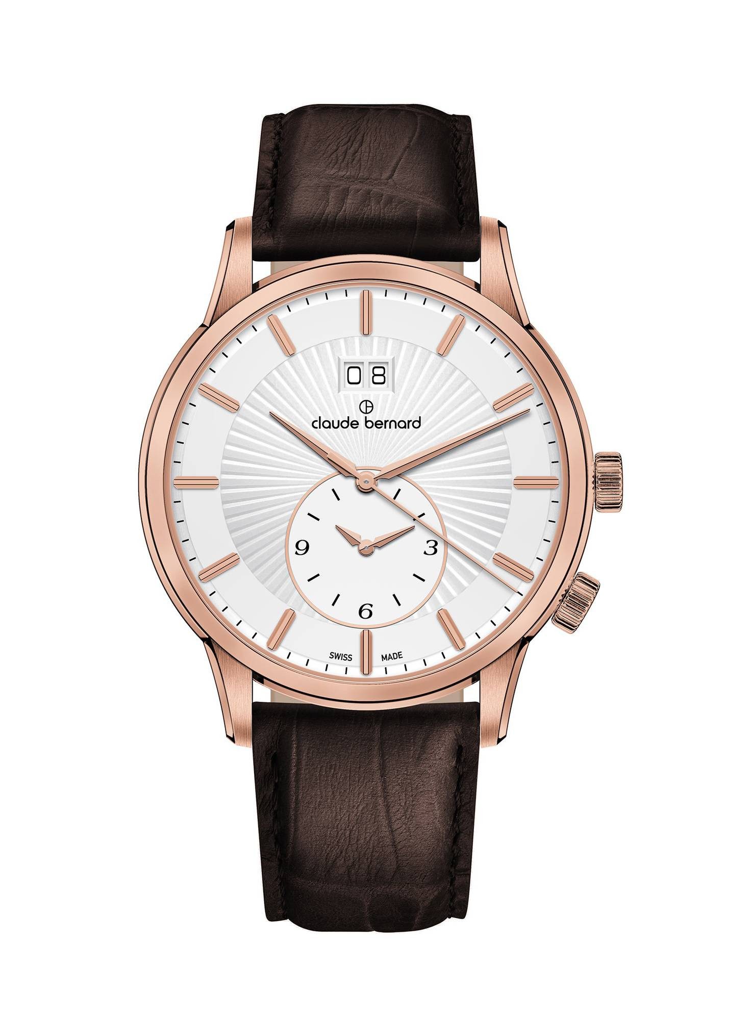 CLAUDE BERNARD Schweizer Uhr Classic 2nd Time Zone