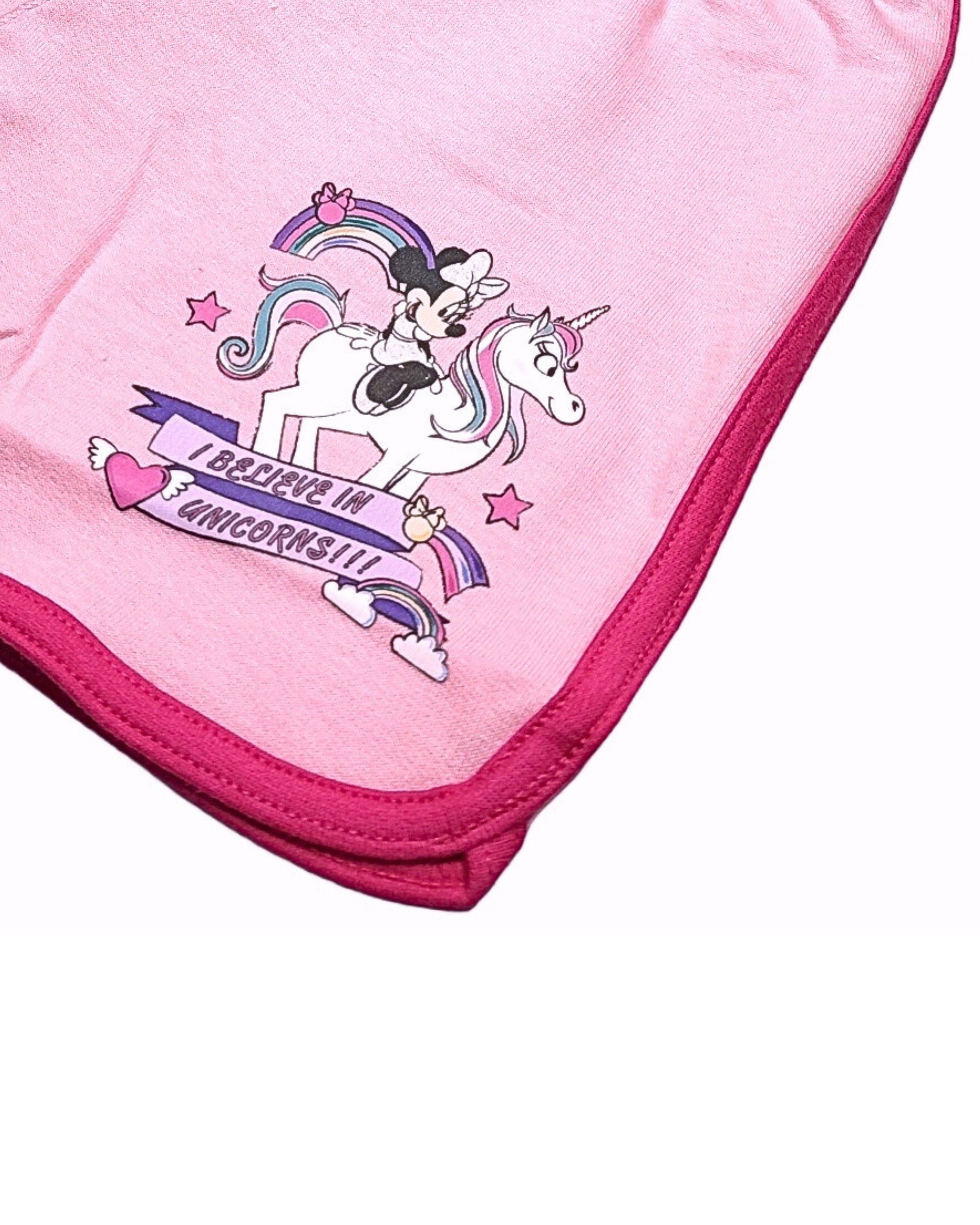 believe Mädchen - in Disney Minnie 98 kurze I Shorts Maus Rosa Mouse 128 Minnie Baumwolle - cm aus Unicorns Gr. Hose
