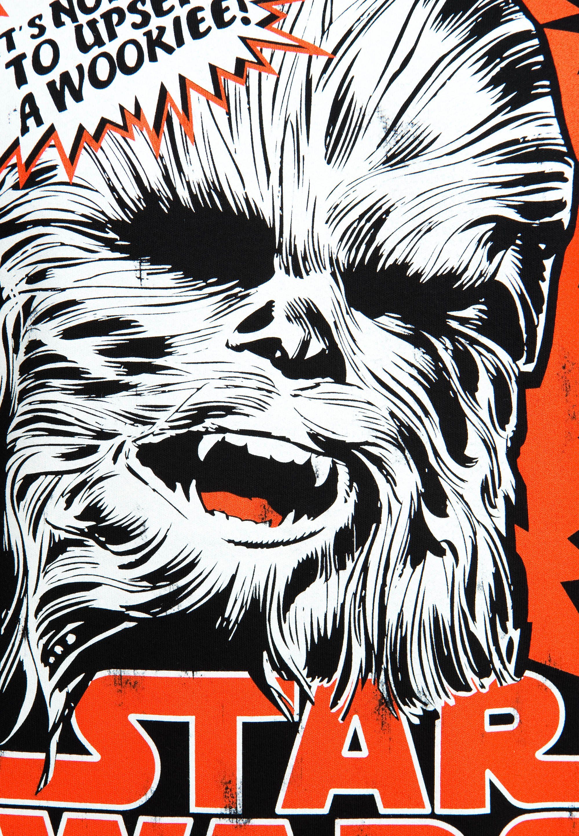coolem Wookie-Print mit LOGOSHIRT T-Shirt Chewbacca