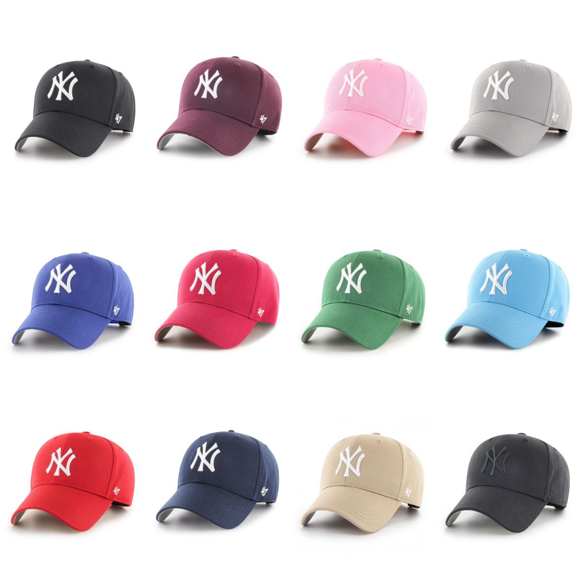 '47 Brand Baseball Cap '47 Brand MLB New York Yankees Raised Basic '47 MVP KIDS Cap (Basecap)