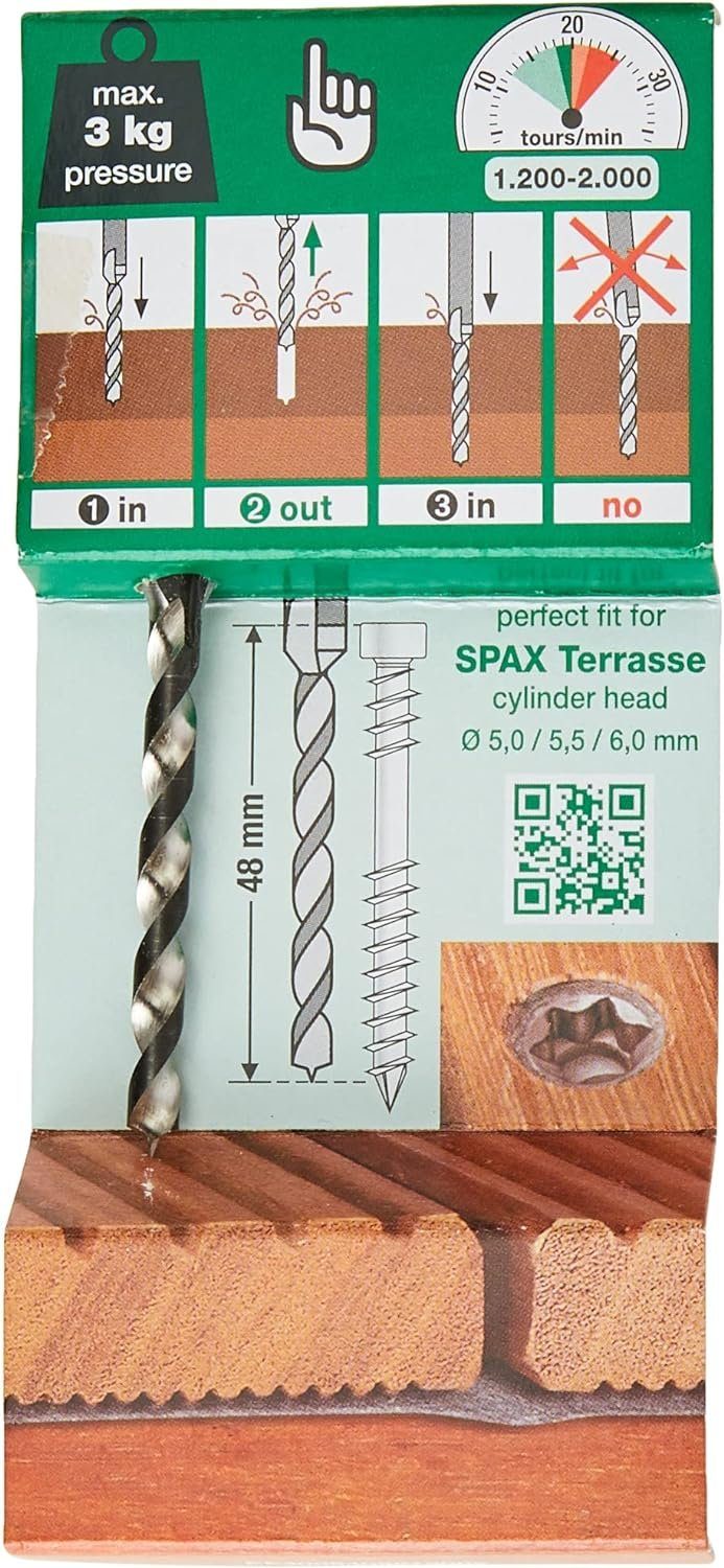 SPAX Drill Terrassenplatte 2 Step