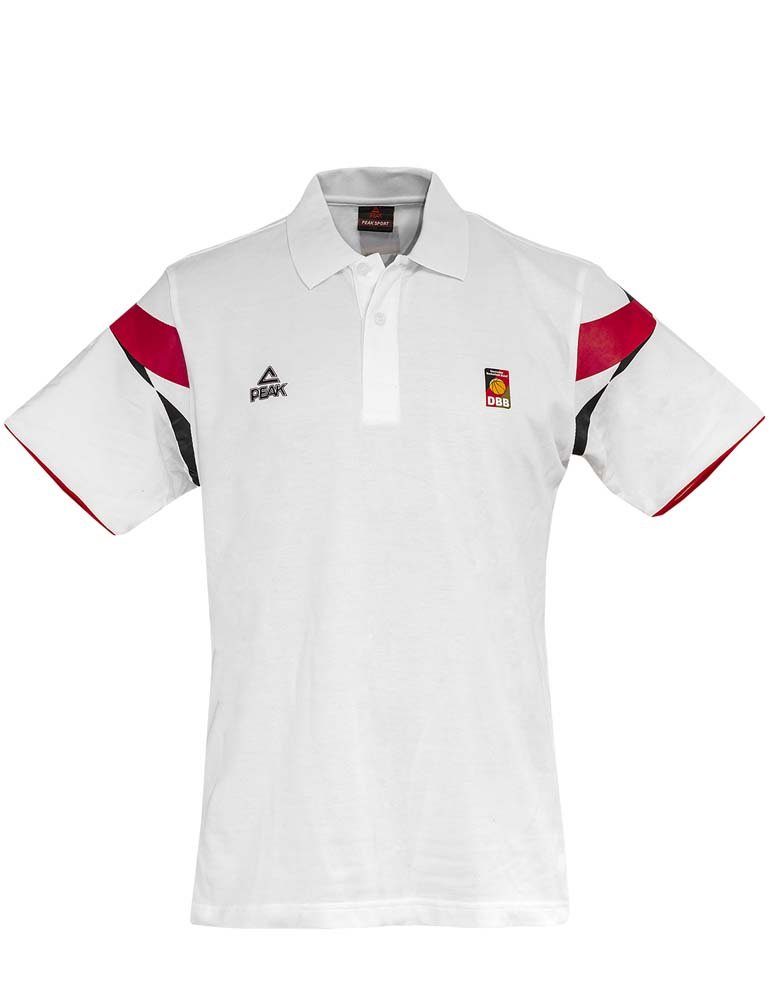 PEAK Poloshirt Deutschland im sportlichen Design weiß