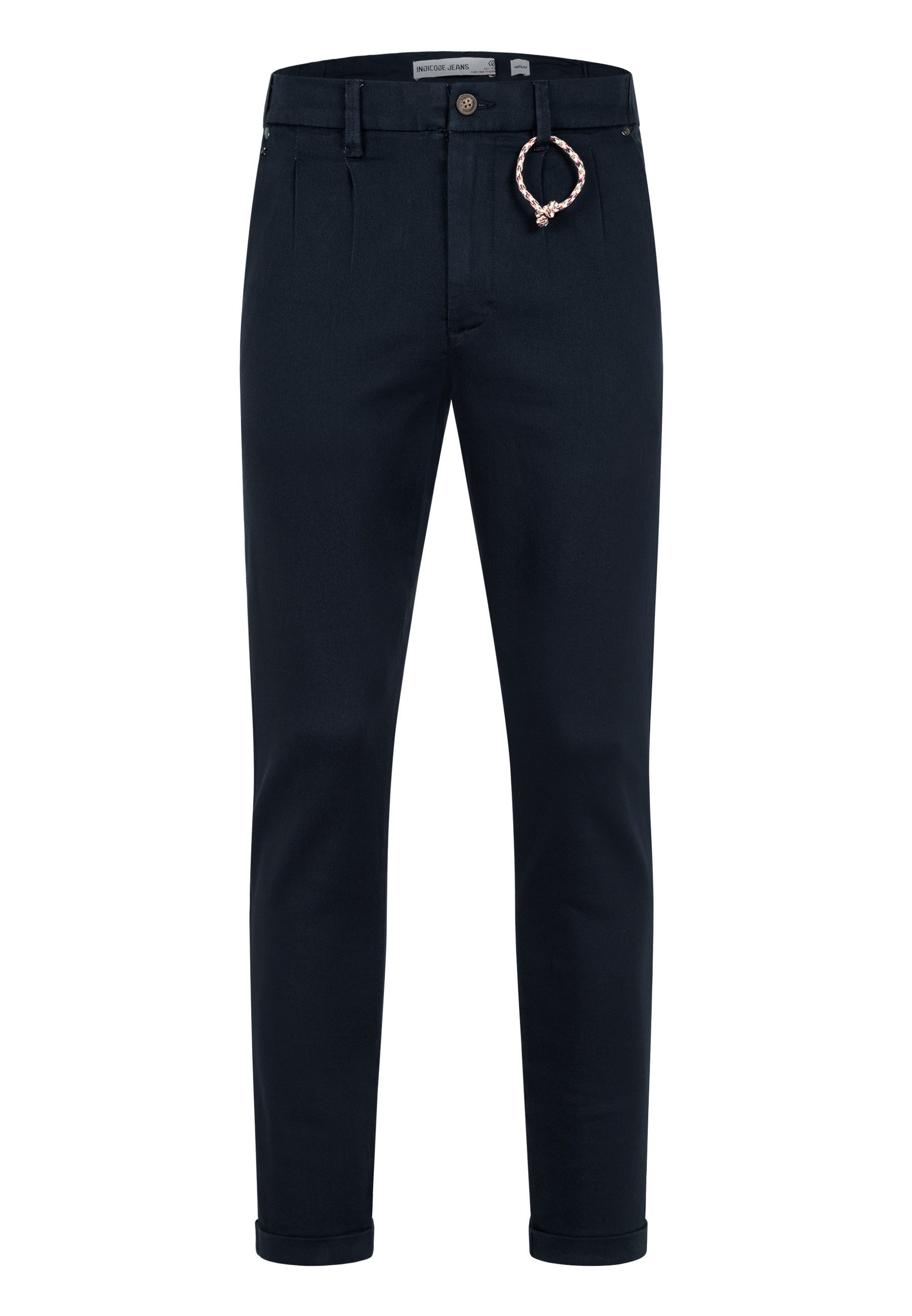 INDICODE Chinohose Herren INKnutzon Chino Hose Herrenhose mit Stretch-Komfort und modernem Rope-Detail – Bild 2 von 5
