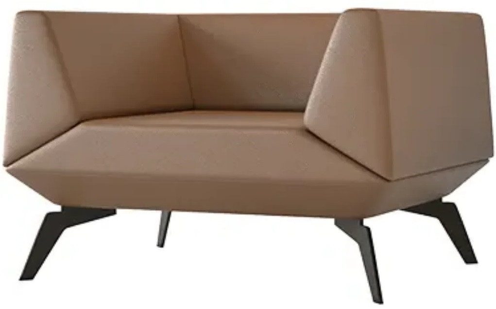 Loungesessel Luxuriöser Relaxsessel aus Leder mit Ohrenschutz