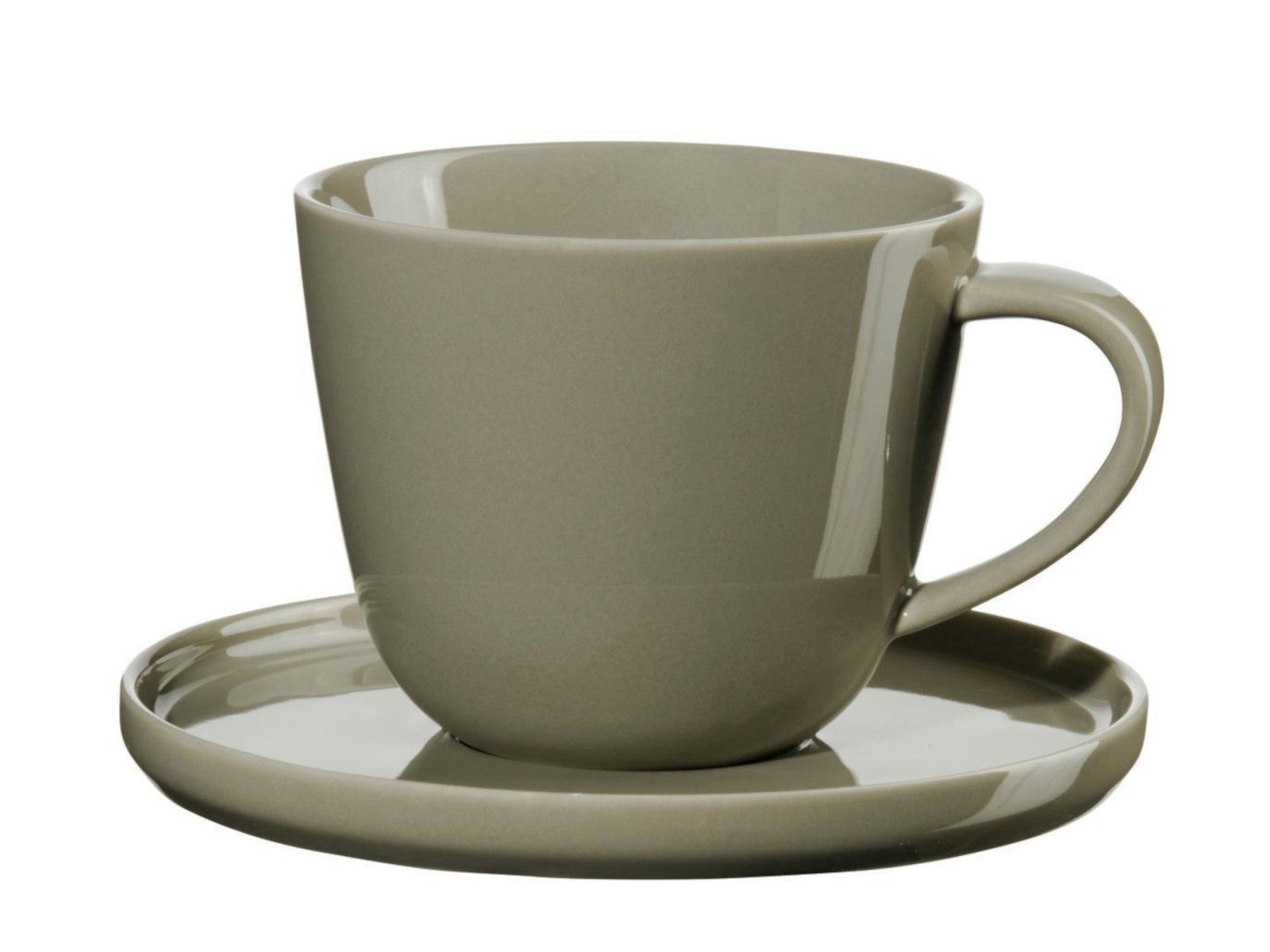 ASA SELECTION Tasse coppa Kaffeetasse mit Untertasse shiso 0,25l, Porzellan