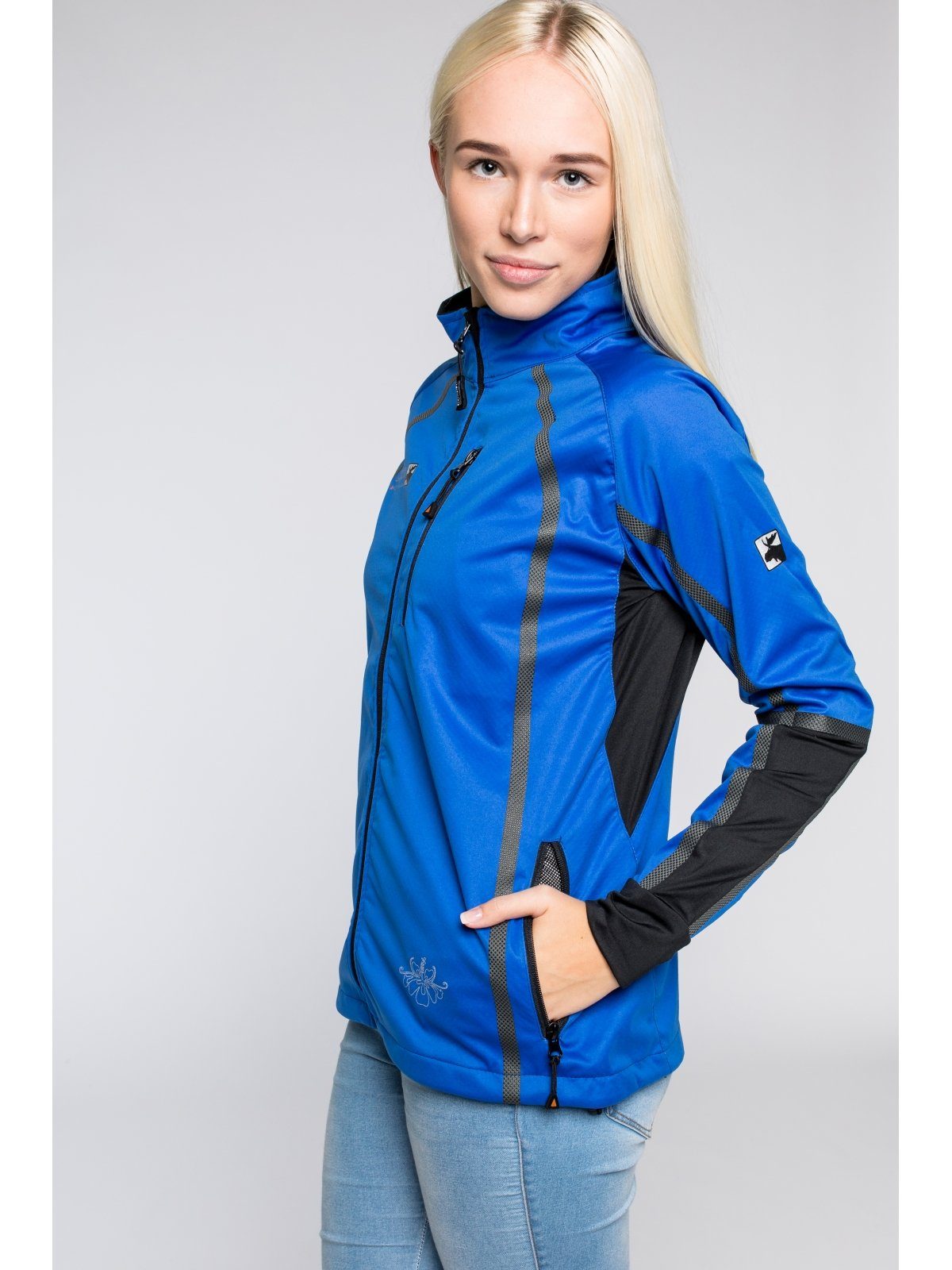 DEPROC Active Softshelljacke THORSBY Women Midlayer auch in Großen Größen erhältlich blau