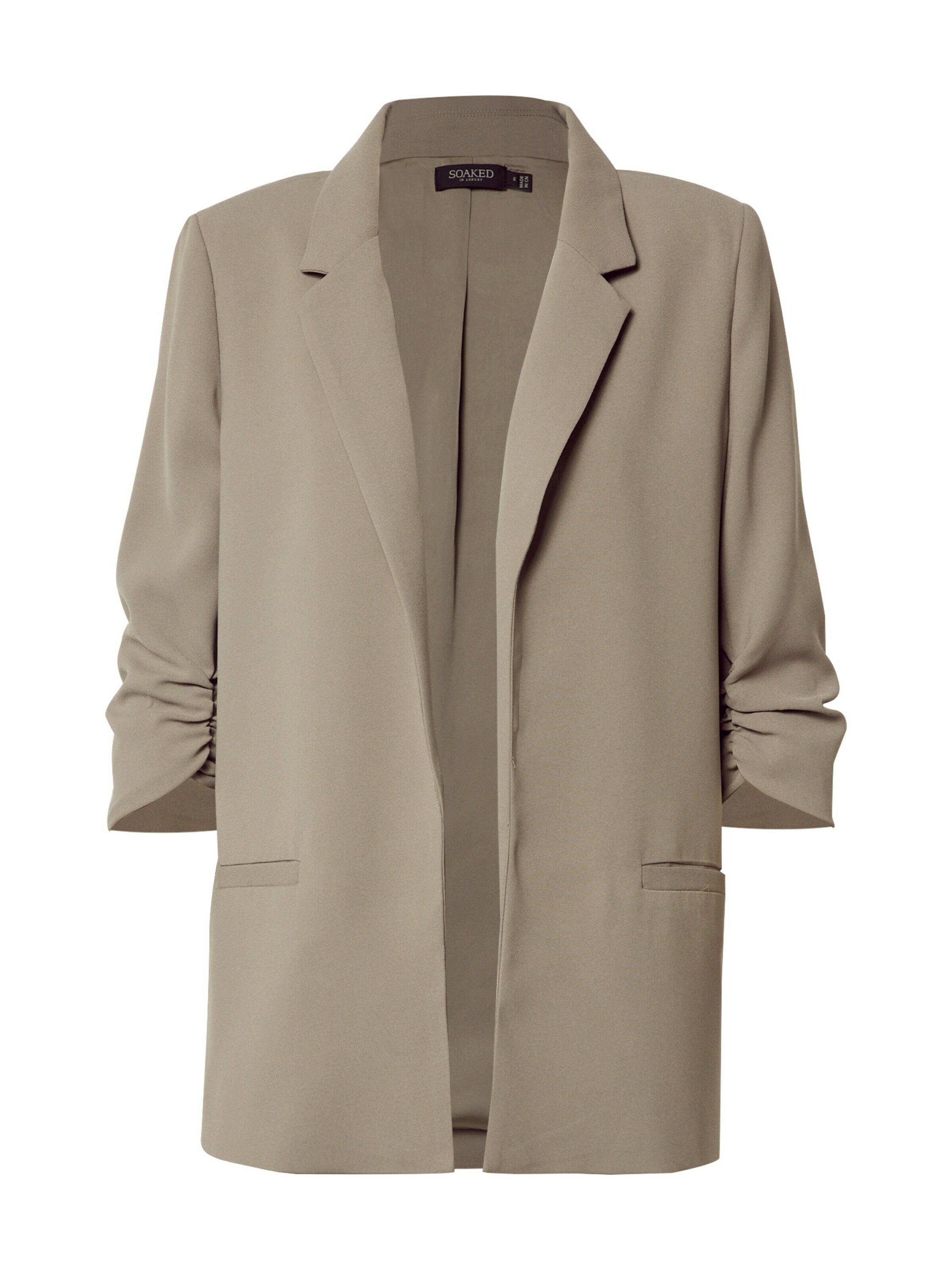 SOAKED IN LUXURY Kurzblazer Shirley (1-tlg) Drapiert/gerafft