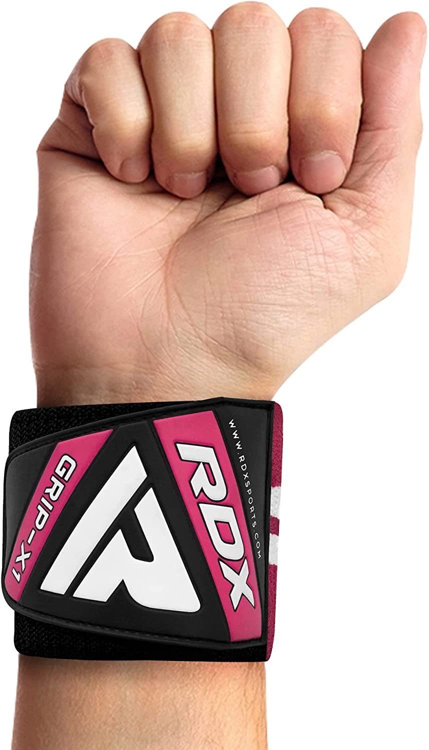 Handgelenkschutz RDX Pink straps Fitness Weightlifting Handgelenkbandagen RDX Kraftsport,