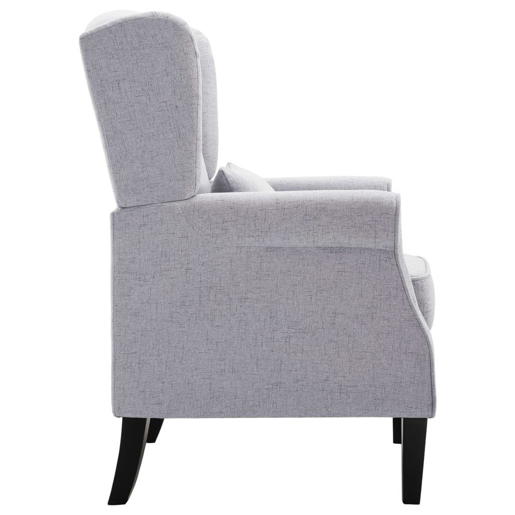 vidaXL Sessel Sessel Hellgrau Stoff (1-St)