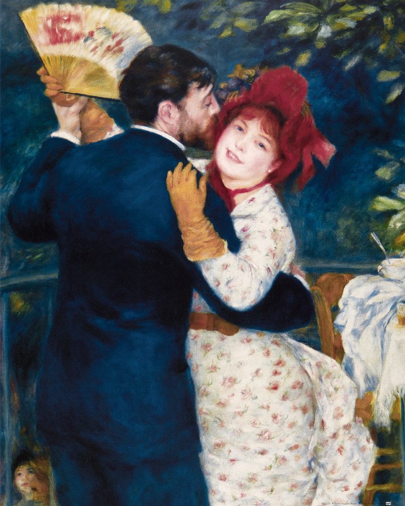 Poster Pierre Auguste Renoir Kunstdruck Bild - Tanz Auf Dem Lande
