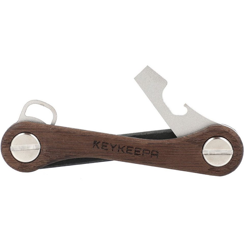 Keykeepa Schlüsseltasche Wood, Holz, Ausstattungen: Flaschenöffner