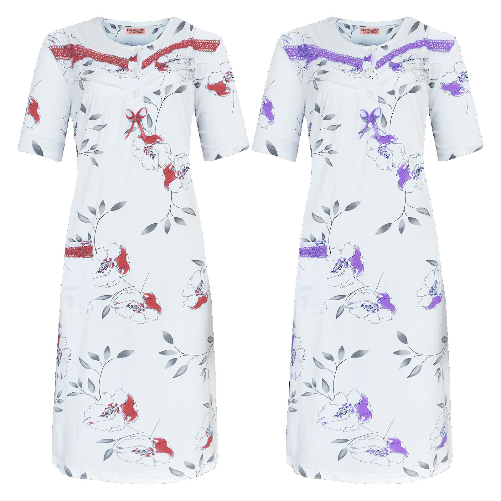 Rungassi Nachthemd 2er Set Deluxe Damen günstig online kaufen