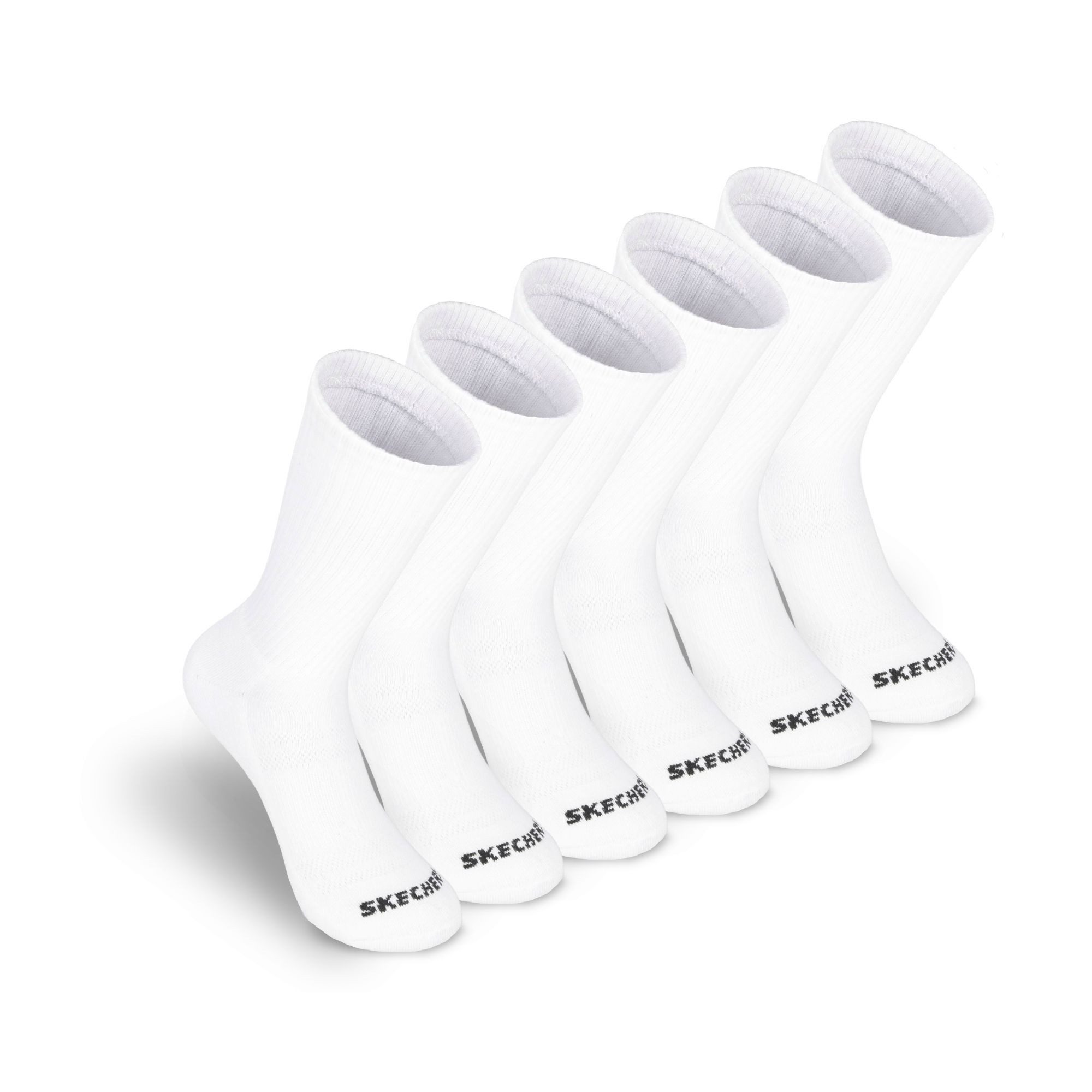 Skechers Wandersocken Herren & Damen - Atmungsaktiv und komfortabel - Robust und Langlebig (6er Pack und 12er Pack) Robustes Material und bequemer Tragekomfort - Fußgewölbe-Unterstützung