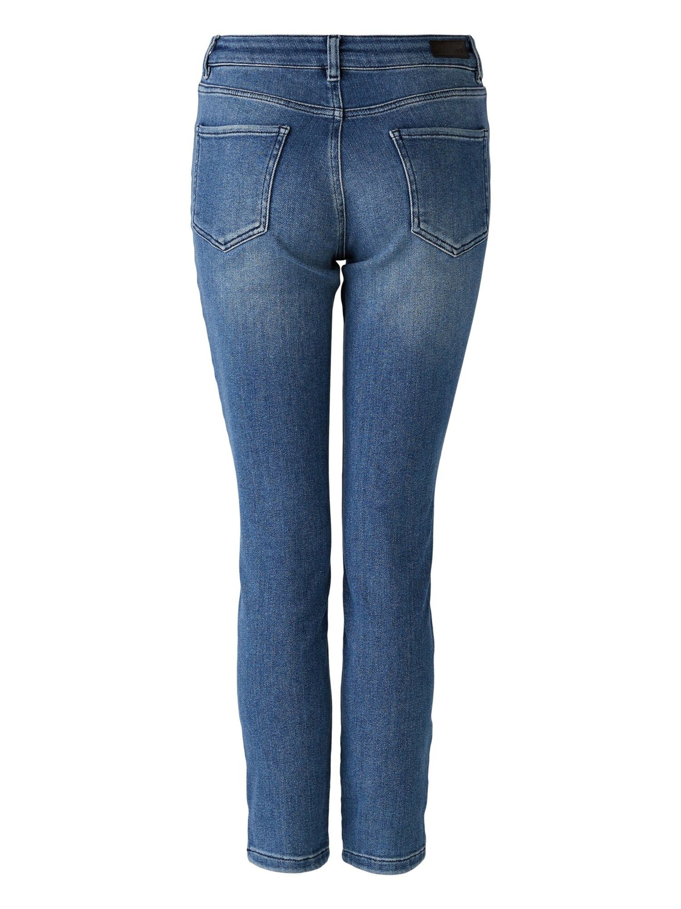 Oui 7/8-Jeans LOULUH (1-tlg) Plain/ohne Details