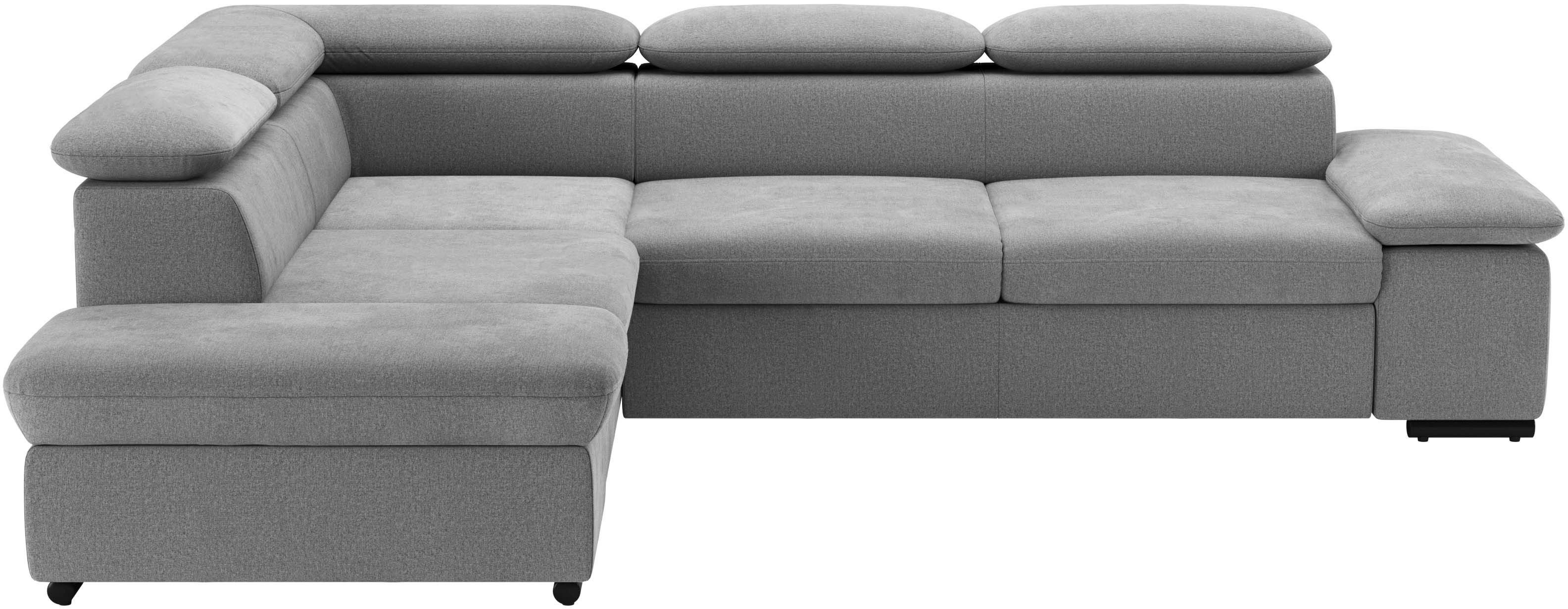 sit&more Ecksofa "Alcudia L-Form", mit Armteilverstellung, optional Kopftei günstig online kaufen