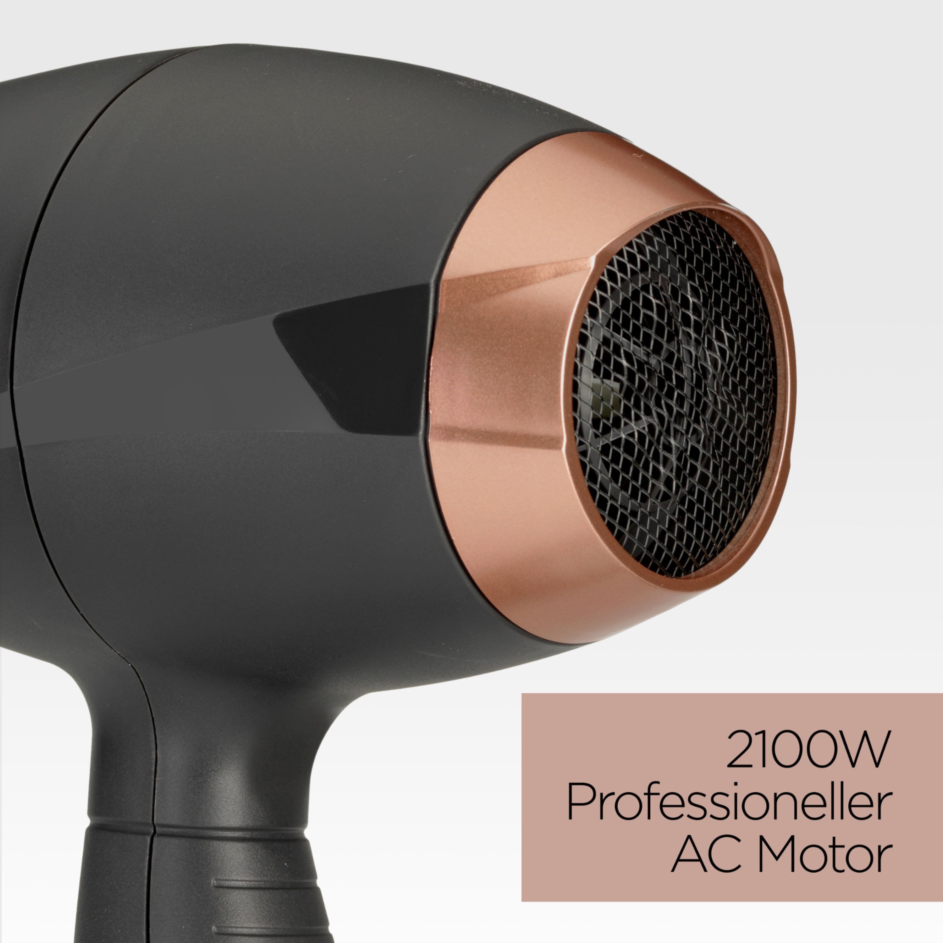 BaByliss Ionic-Haartrockner BaByliss Smooth Pro 2100 Haartrockner, 6709DE, 2100 W, 2100W, Fön mit Ionen-Technologie, Föhn mit Diffusor für Locken – Bild 4 von 5