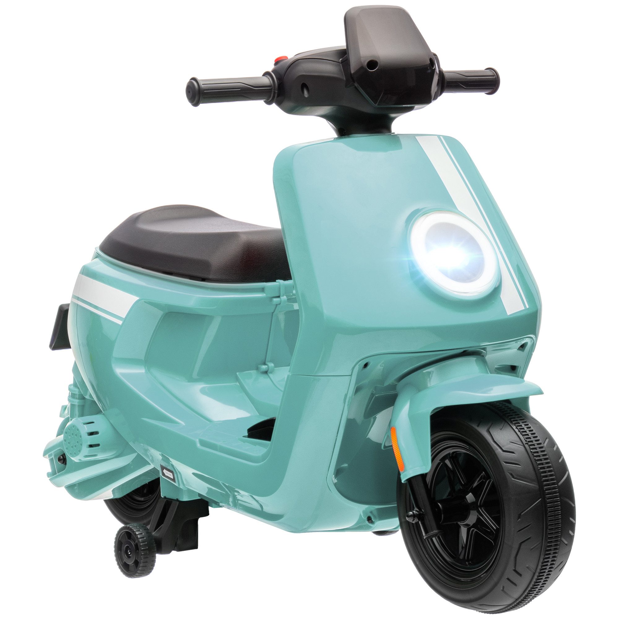 Elektro-Kindermotorrad 6V Kindermotorrad mit Scheinwerfer, Musik, Vor- und Rückwärtsgang