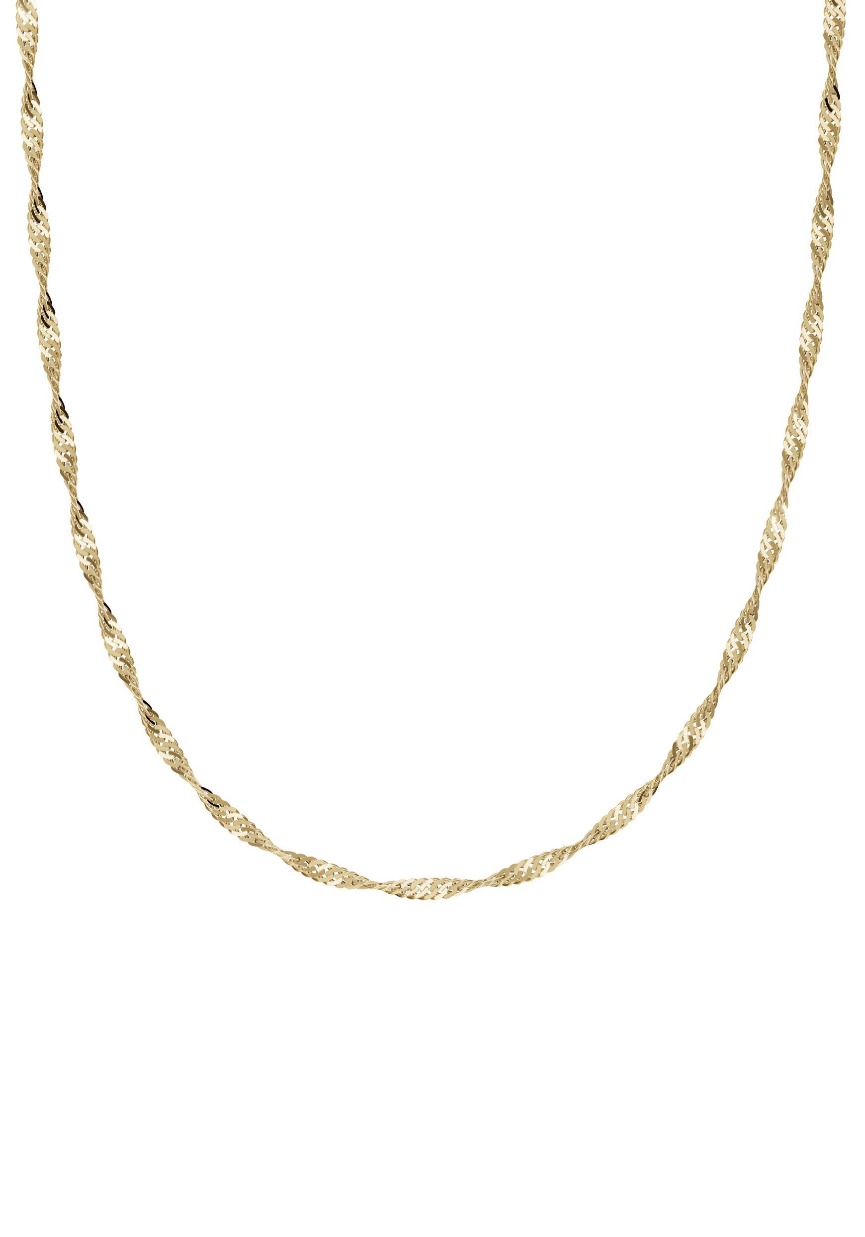 Singapur, gelbgoldfarben Halsschmuck Gold Firetti Collier Halskette Goldkette Made in Schmuck 585 Germany Geschenk