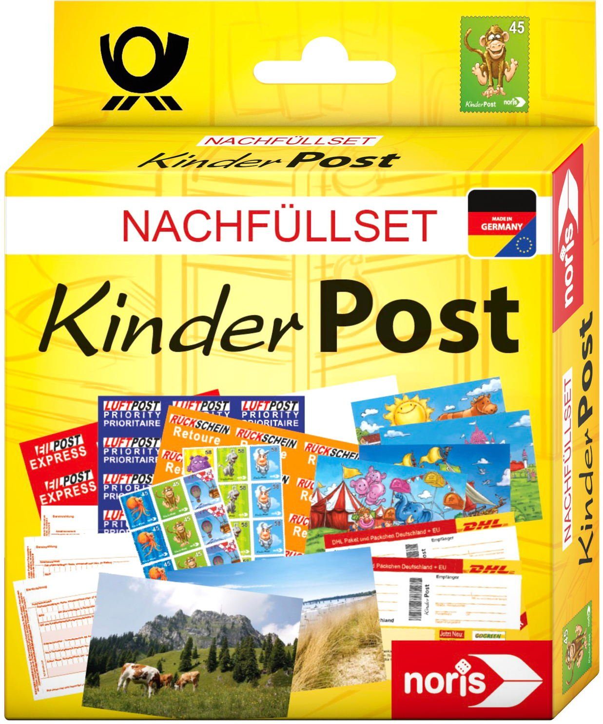 Noris Spiel Kinderspiel Lernspiele Kinderpostzubehör Erweiterung 606521006