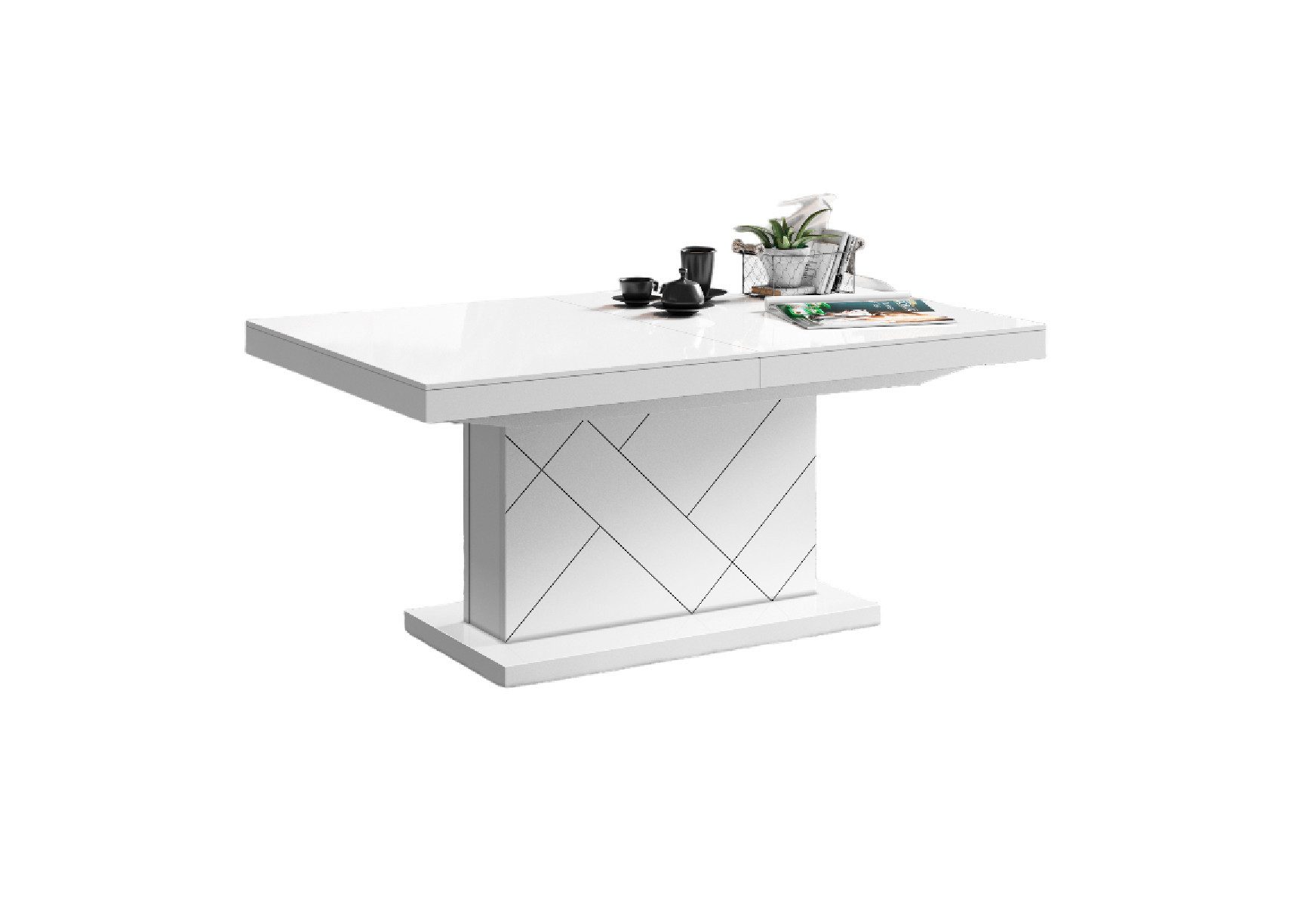 designimpex Couchtisch Design Tisch HM-333 Weiß günstig online kaufen