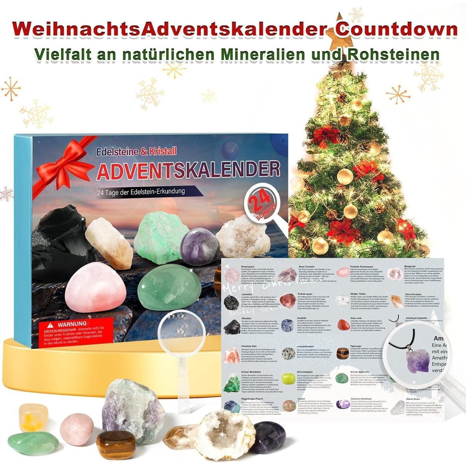 LuxusKollektion Dekohänger Adventskalender 2024 für Kinder mit Kristallen u günstig online kaufen