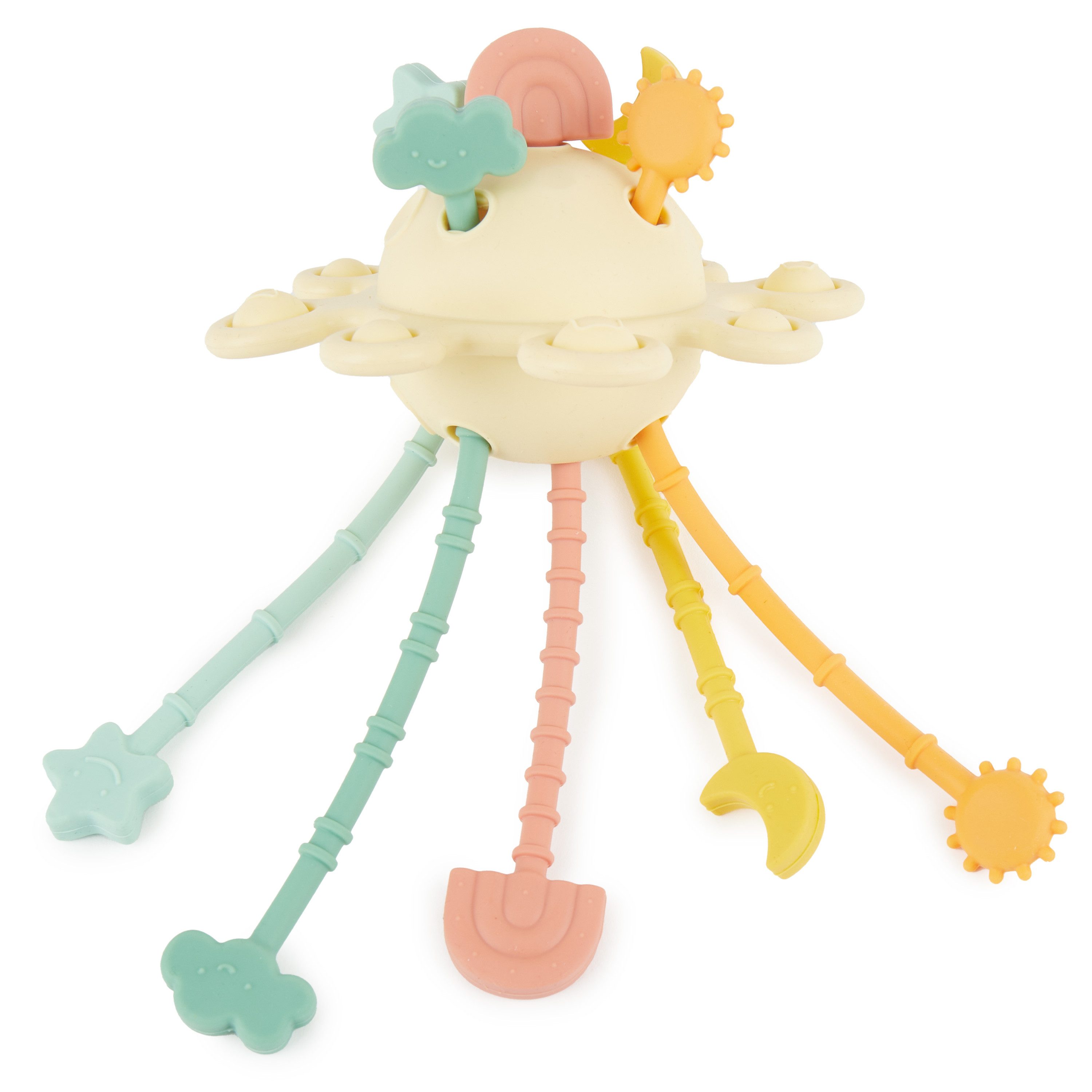 BIECO Stapelspielzeug Bieco Silikon Activity Montessori Spielzeug Baby