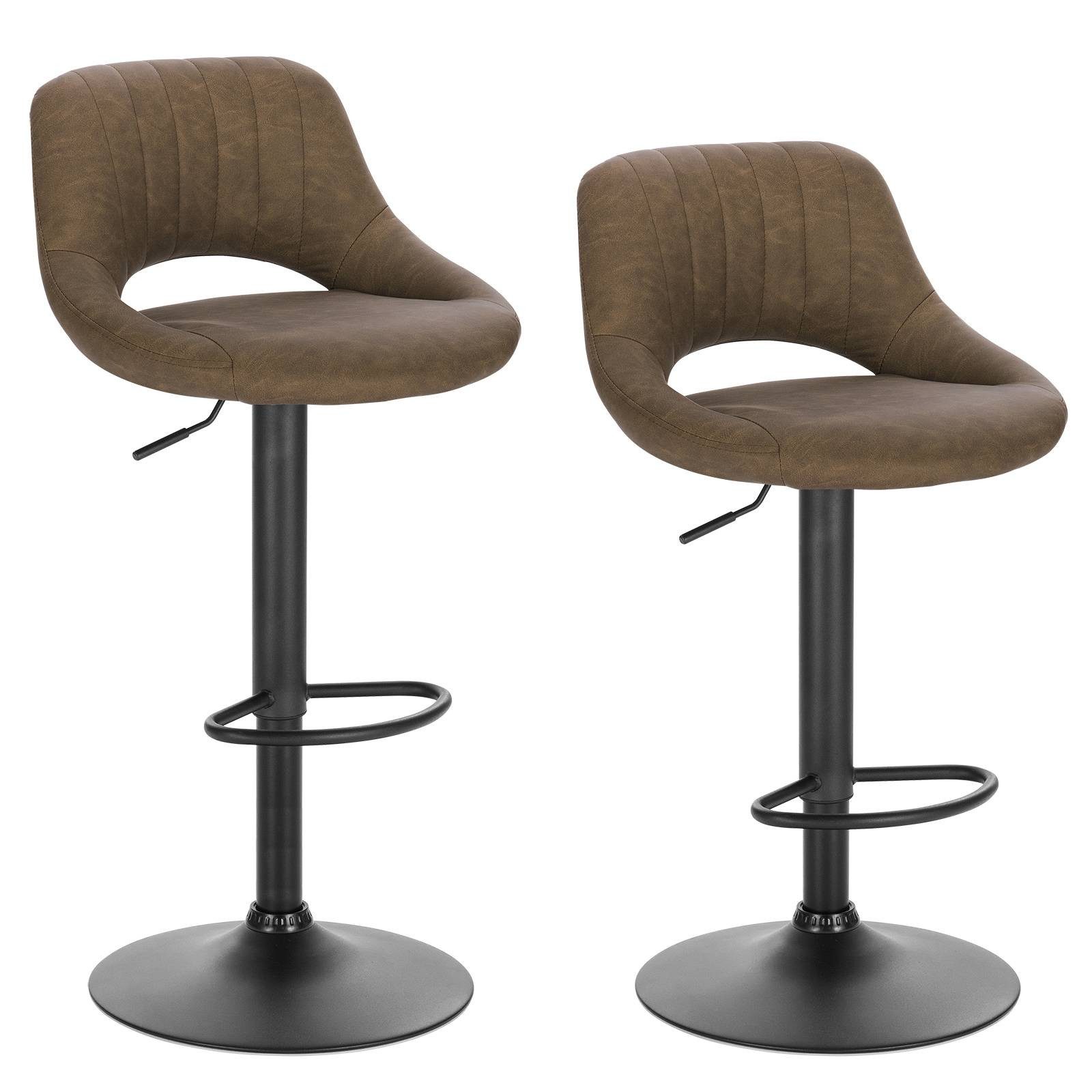 EUGAD Barhocker (2 St), aus Kunstleder günstig online kaufen