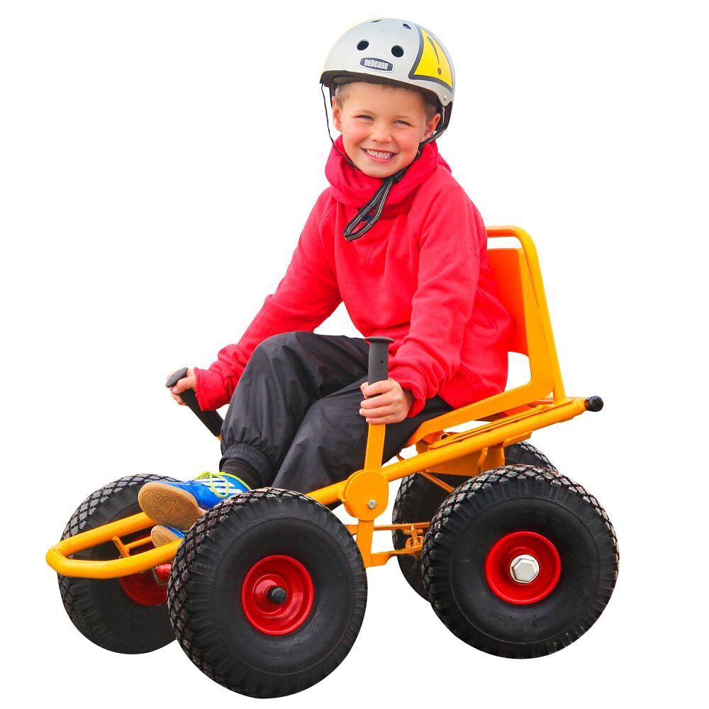 Rabo Go-Kart Spielfahrzeug Moon-Car, Mit strapazierfähigen, luftgefüllten Geländereifen