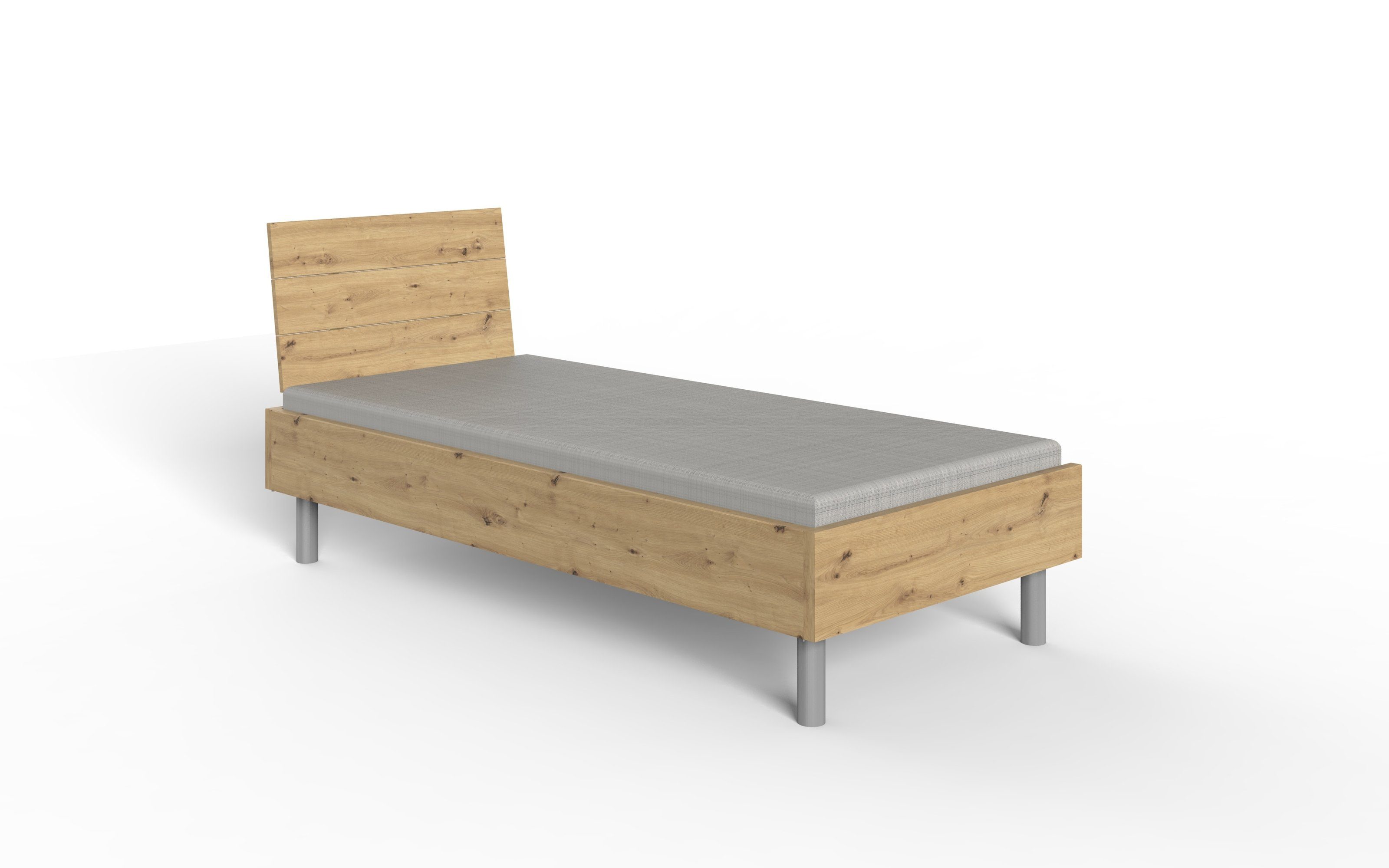 Beds, Easy Artisan-Eiche in (BxHxT: 128x50x5 Kopfteil cm), freiraum