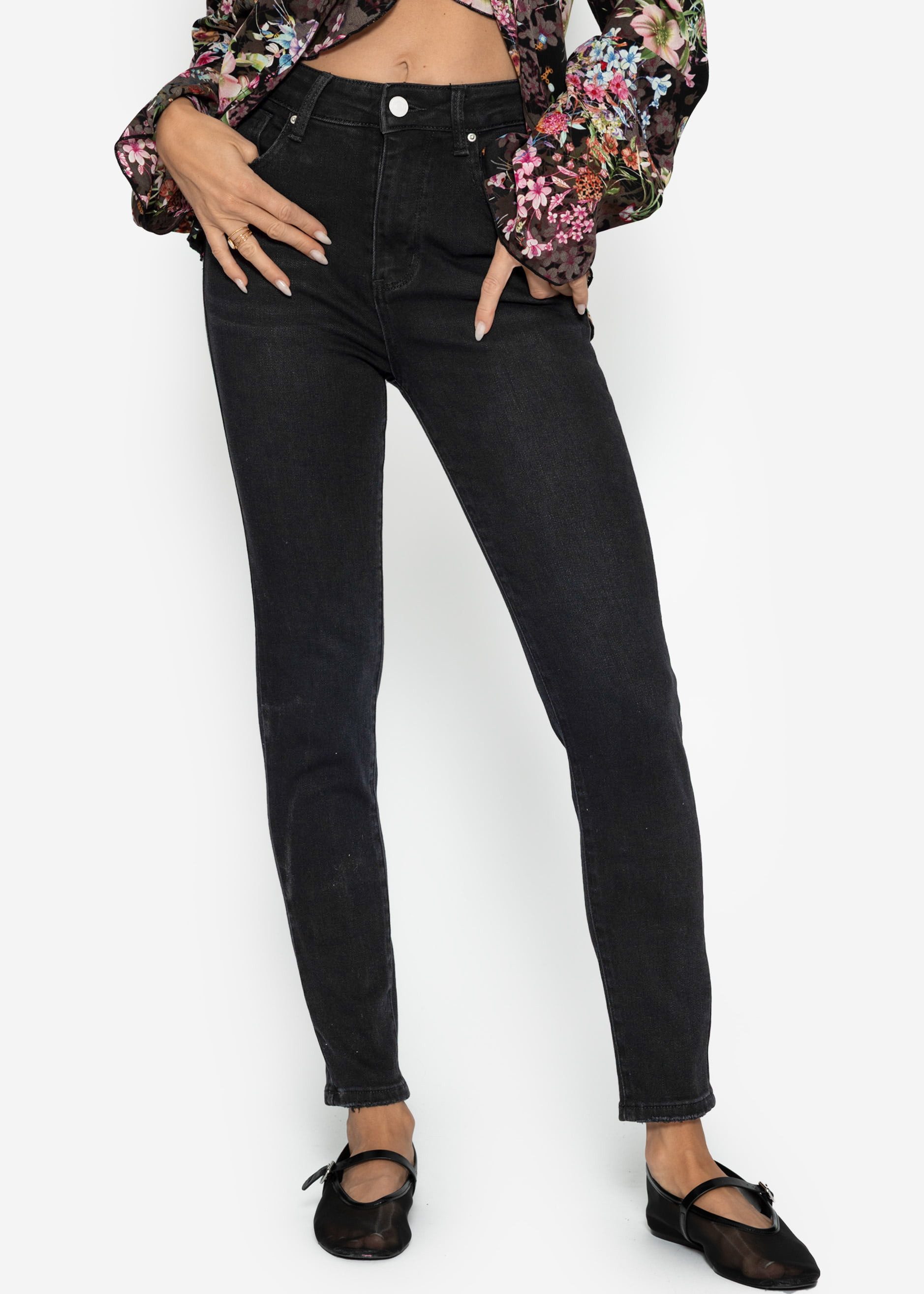 SASSYCLASSY 5-Pocket-Jeans High Waist Skinny Jeans günstig online kaufen
