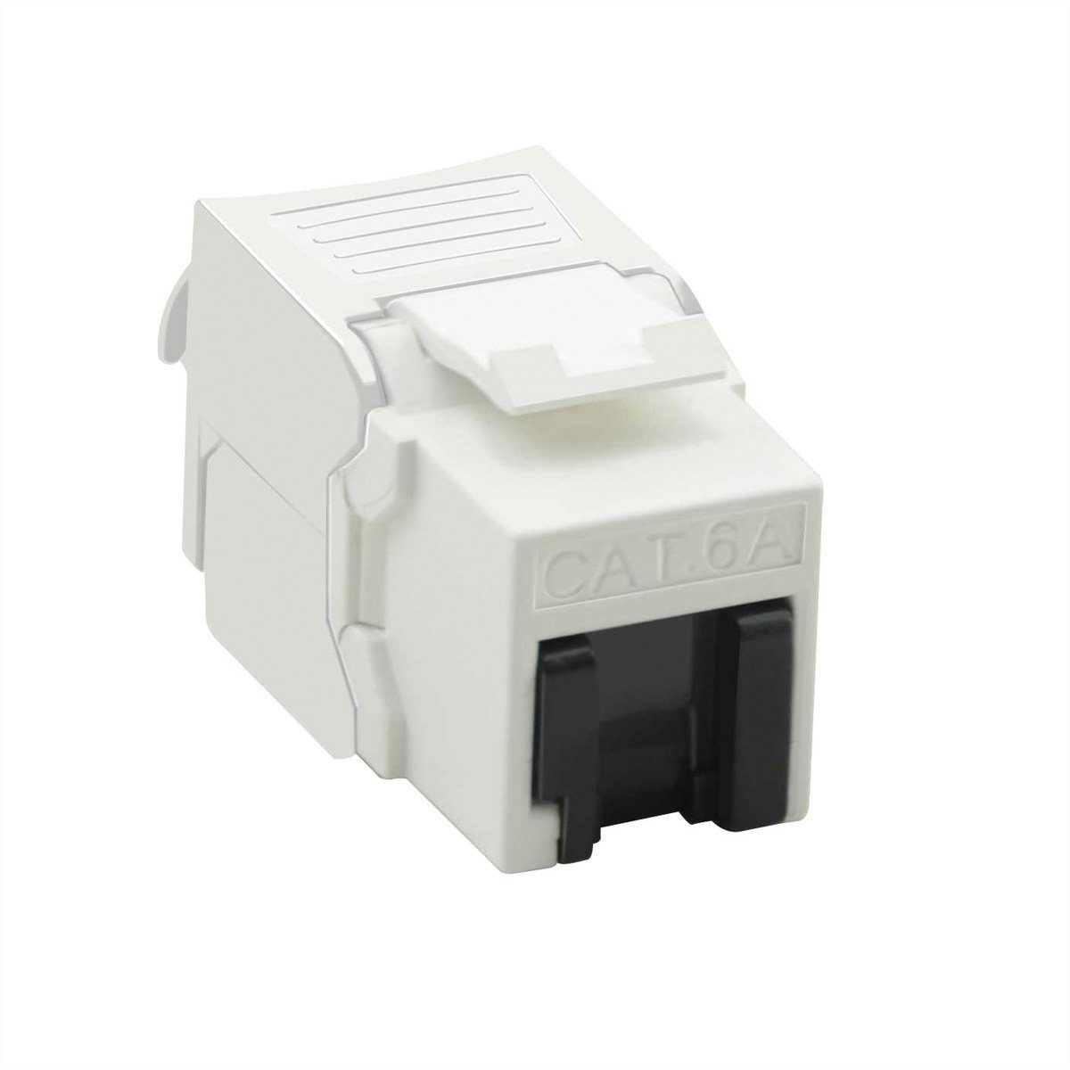 Kat.6A (Class EA) Keystone, RJ-45, ungeschirmt, werkzeuglos Netzwerk-Panel