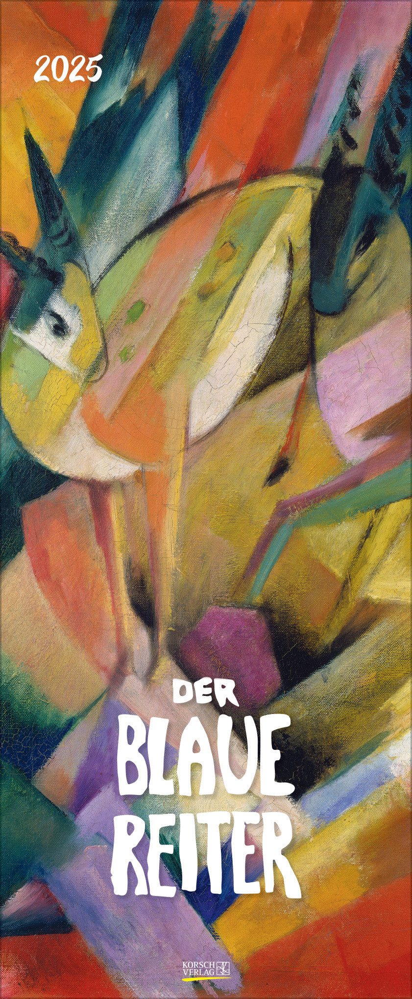 Korsch Verlag Kunstkalender Korsch Verlag Kalender Vertikal Der Blaue