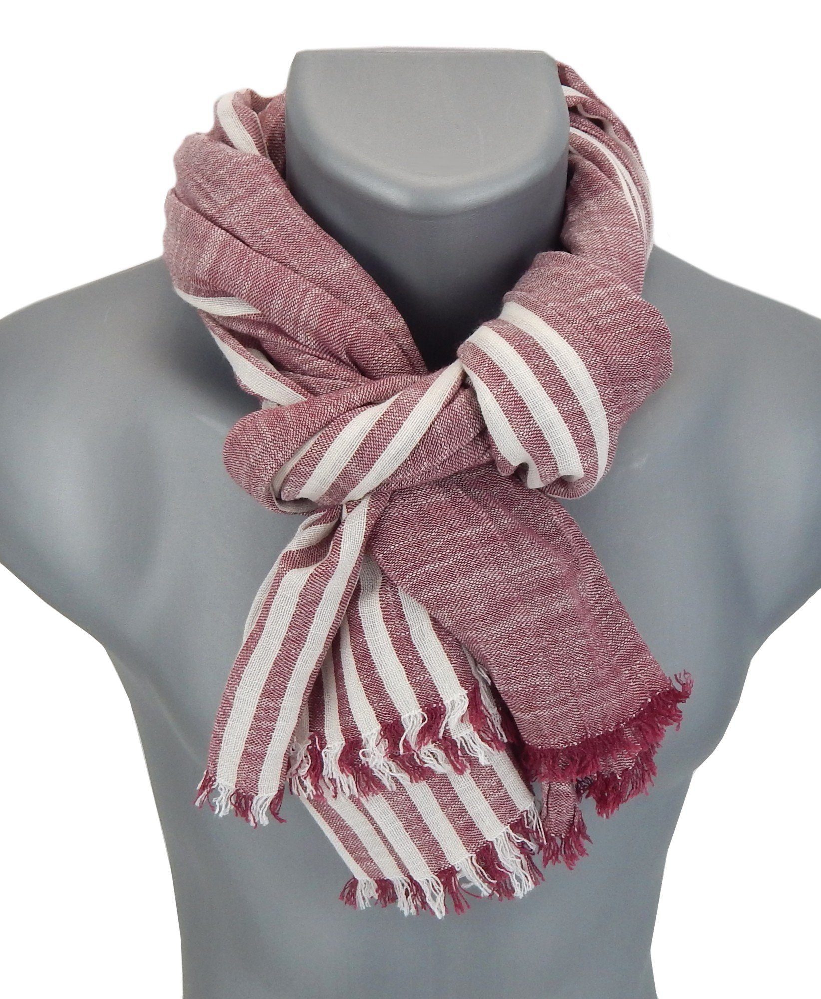 Ella Jonte Modeschal, leichter Herrenschal gestreift günstig online kaufen