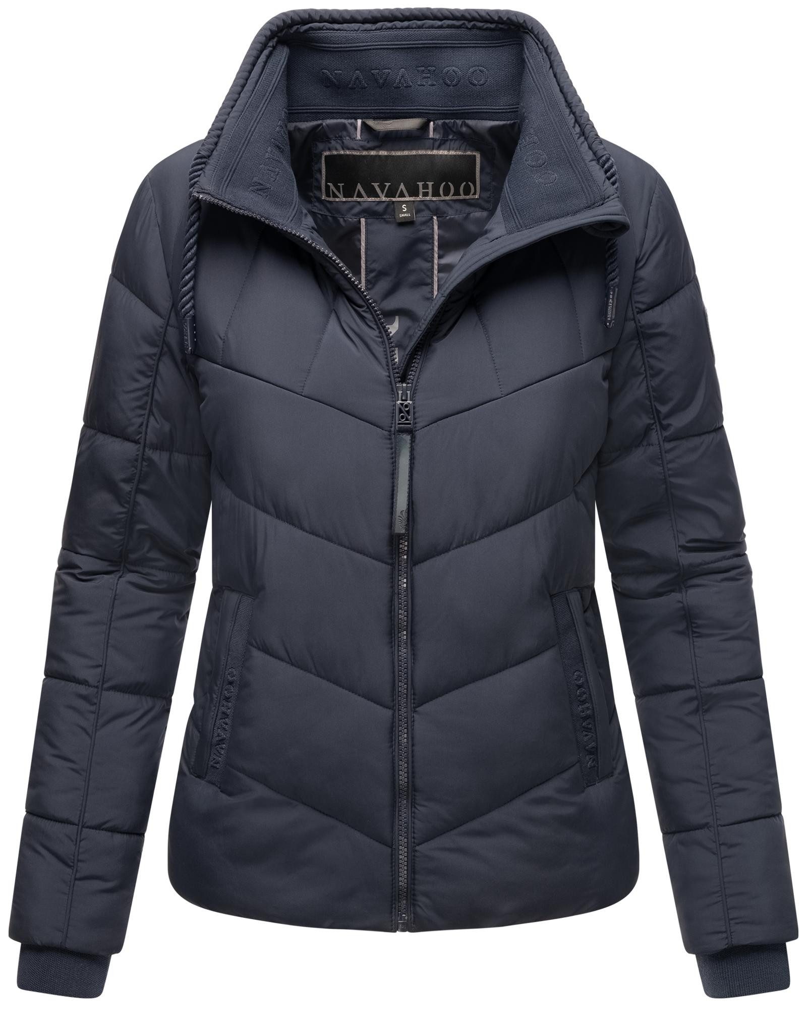 Navahoo Steppjacke Liebesfee 14 gesteppte Damenjacke mit wattiertem Stehkragen – Bild 4 von 5