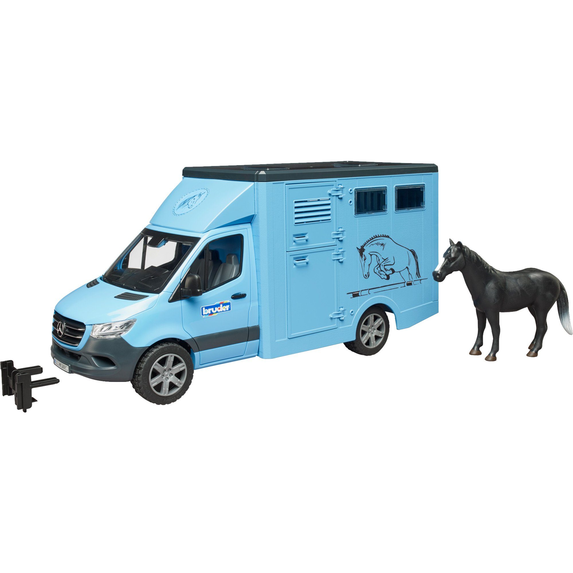 Bruder® Spielzeug-LKW bruder MB Sprinter Tiertransporter mit Pferd