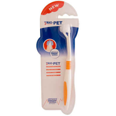 KW Tierzahnbürste KW TRIO-PET Zahnbürste für Hunde