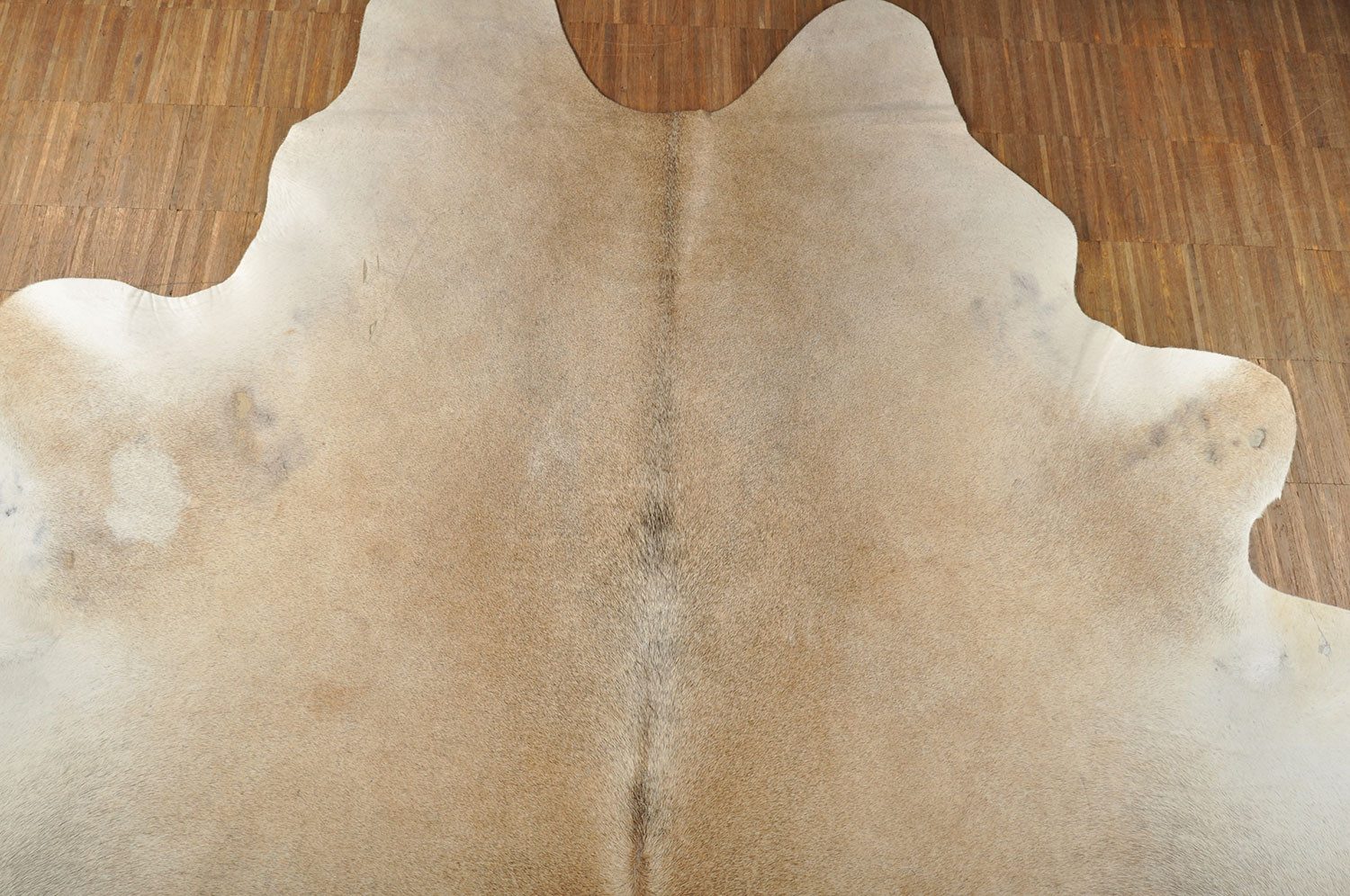 KUHFELL online & NOMAD Fellteppich KUHFELL RINDER FELL TEPPICH GRAU BEIGE 220 x 200 cm – Bild 5 von 5
