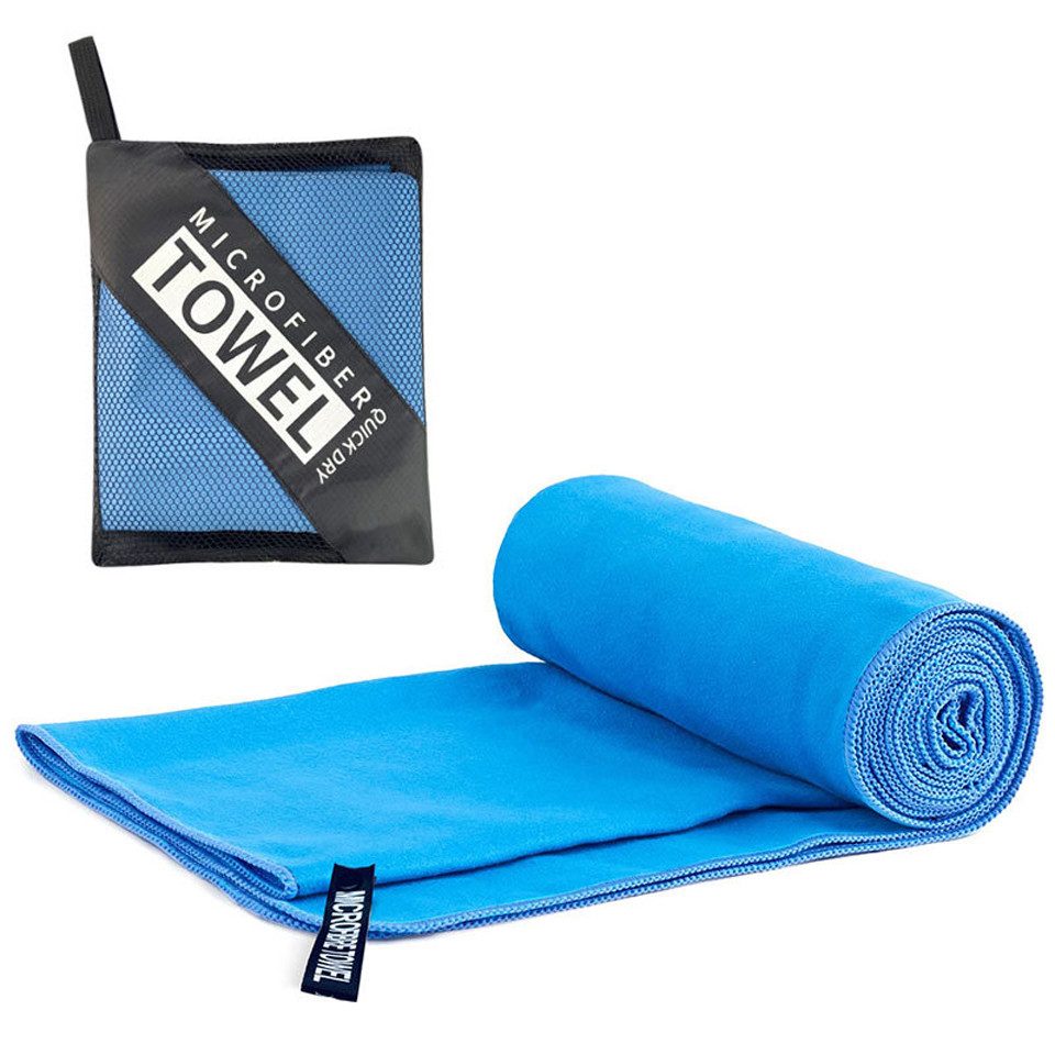 Coonoor Strandtuch Mikrofaser Handtuch Set-180x80cm+80x40cm, Strandtuch, günstig online kaufen