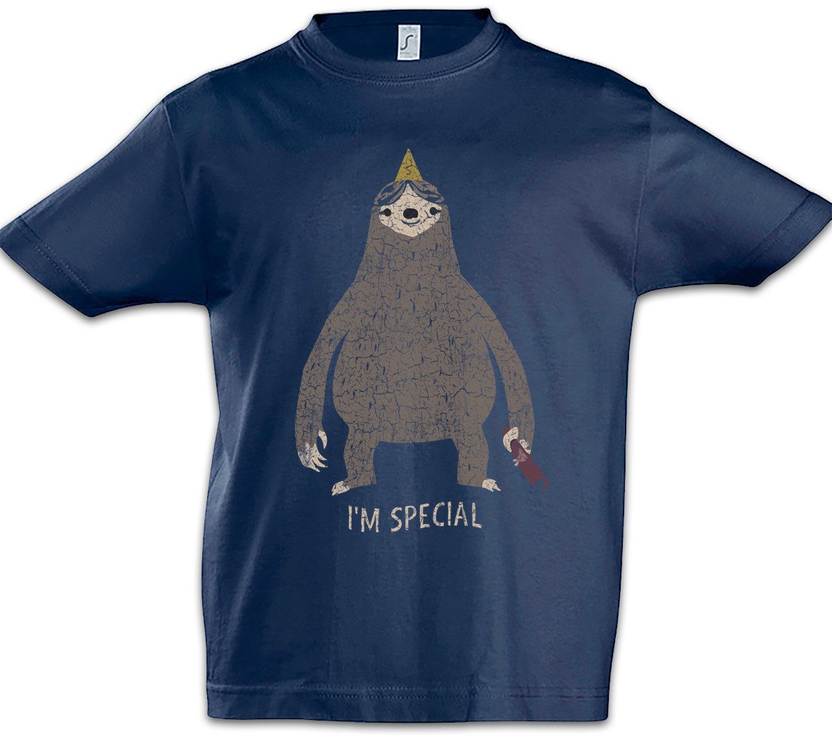 Print-Shirt I'm Special Kinder T-Shirt Hakuna Matata Faul Faultier Lazy Sloth