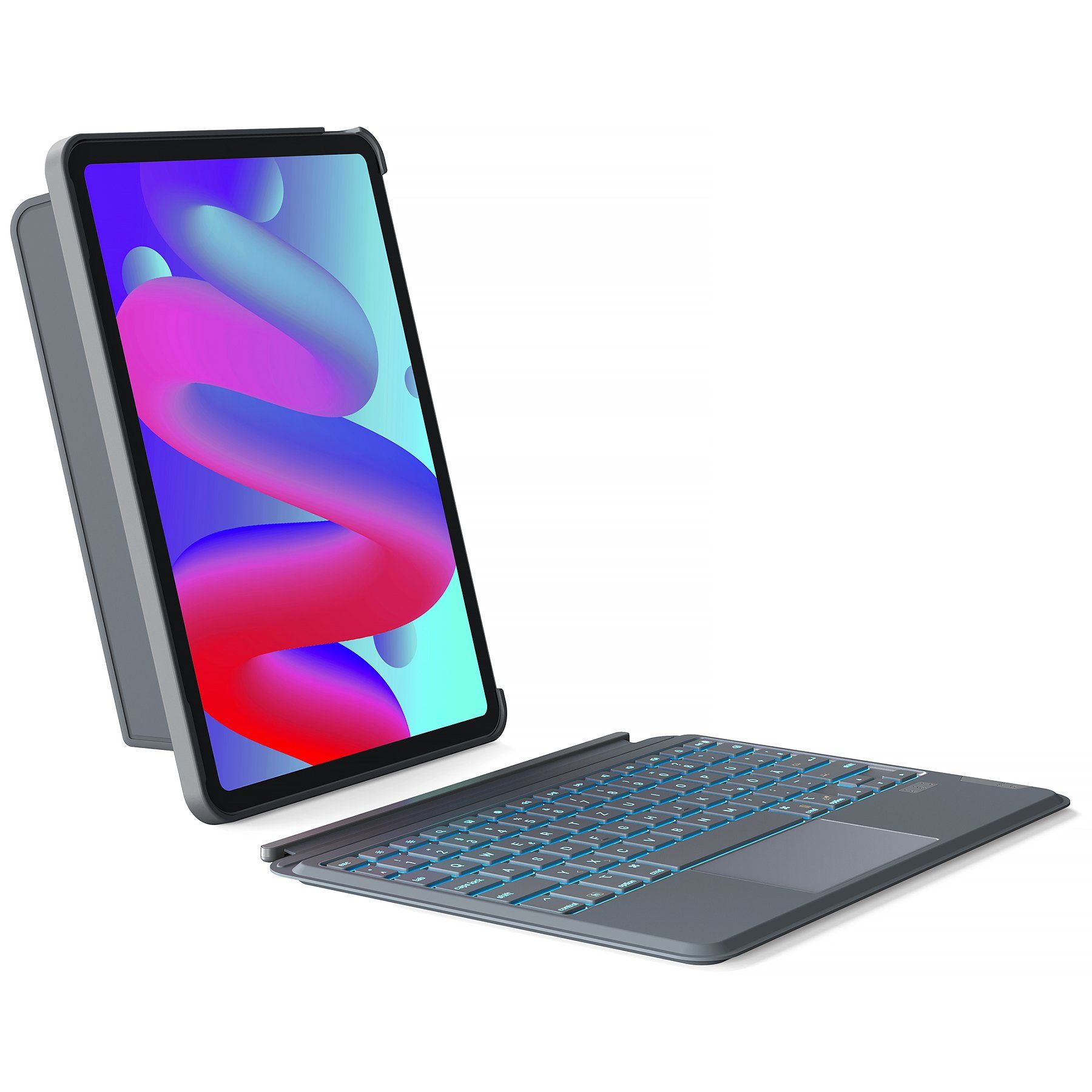 Inateck Bluetooth Tastaturhülle Kompatibel mit iPad Air 5/4, iPad Pro 11 iPad-Tastatur