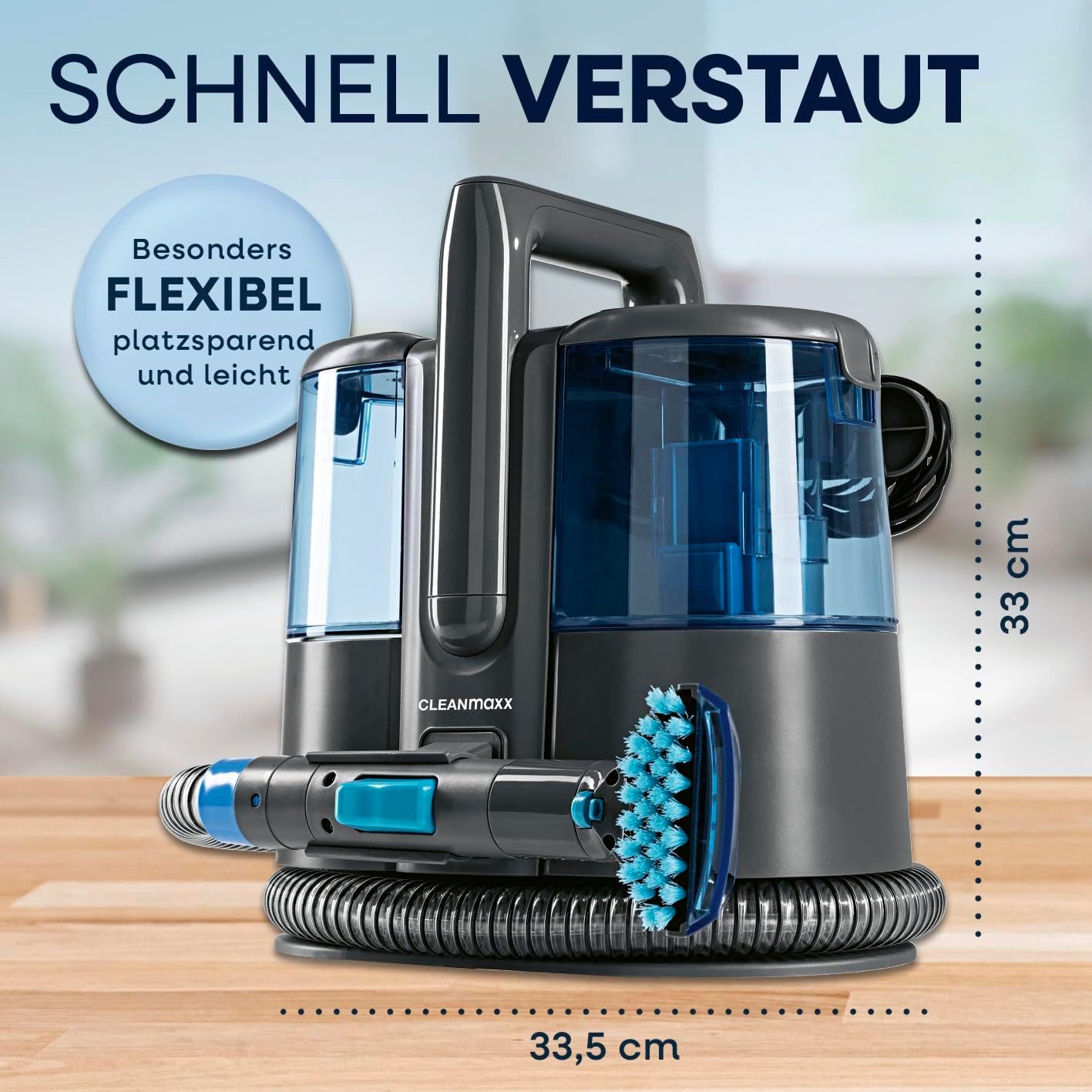 CLEANmaxx Teppichreinigungsgerät, 600 W